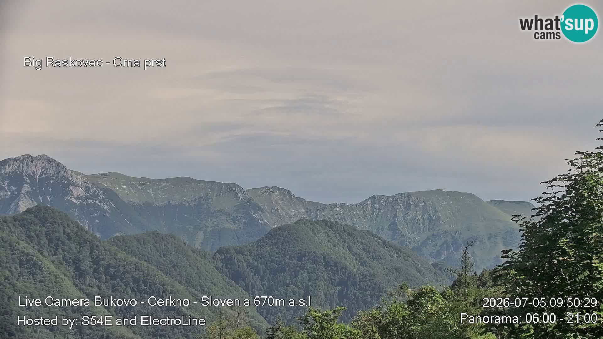 Webcam Bukovo – Baška grapa | Cerkno | Slovenia