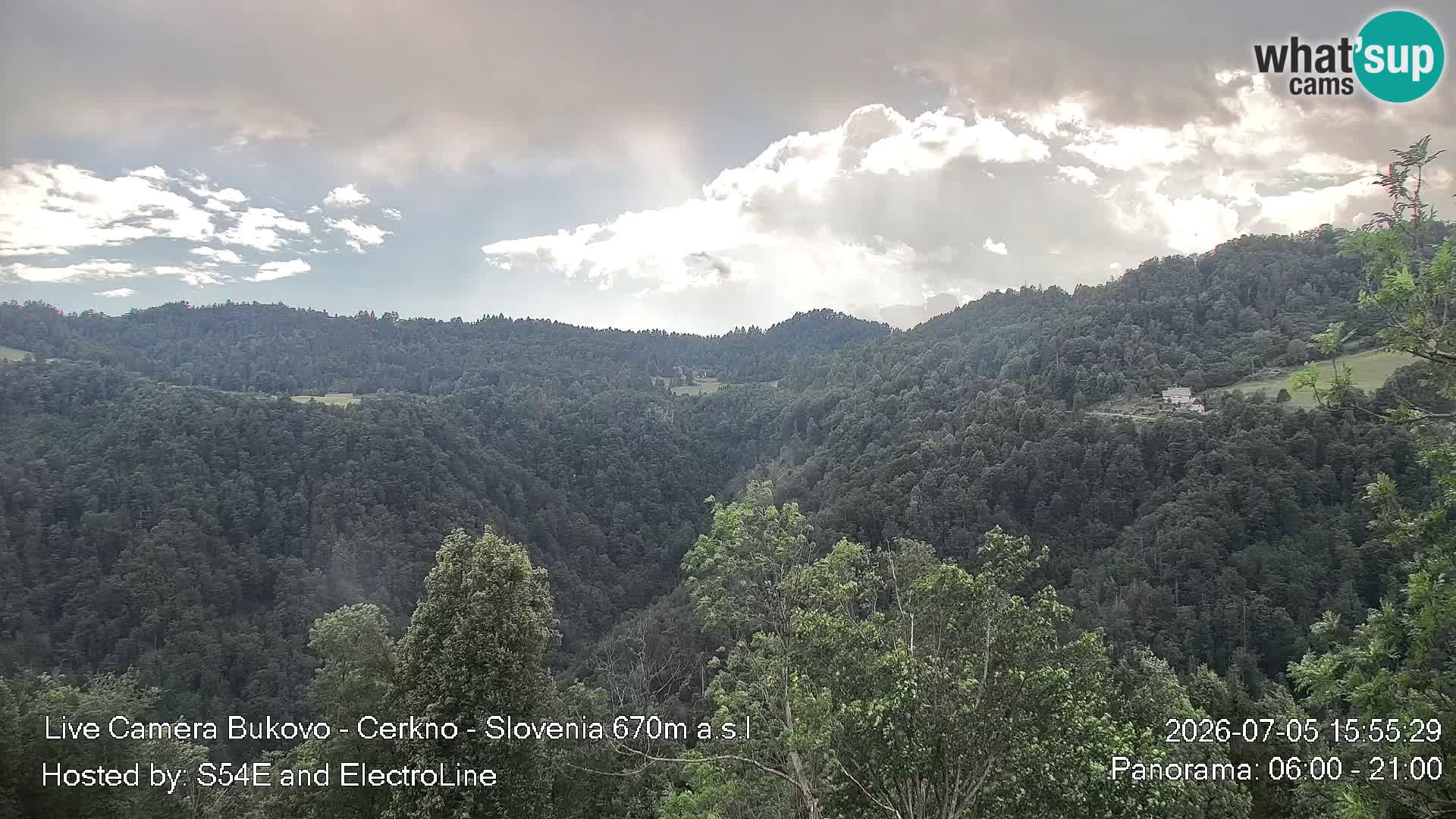 Webcam en vivo Bukovo – Baška grapa | Cerkno | Eslovenia