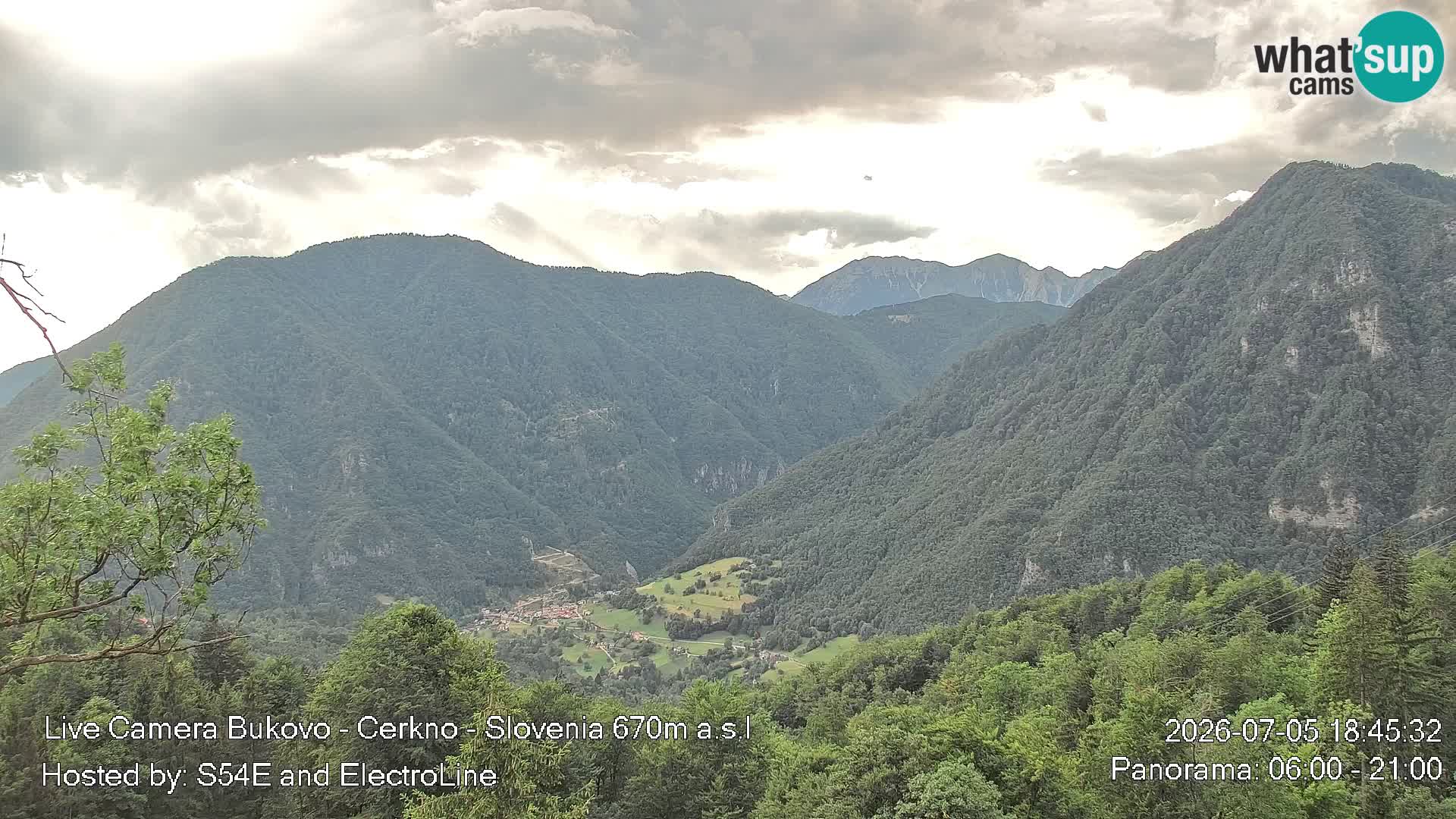 Webcam en vivo Bukovo – Baška grapa | Cerkno | Eslovenia