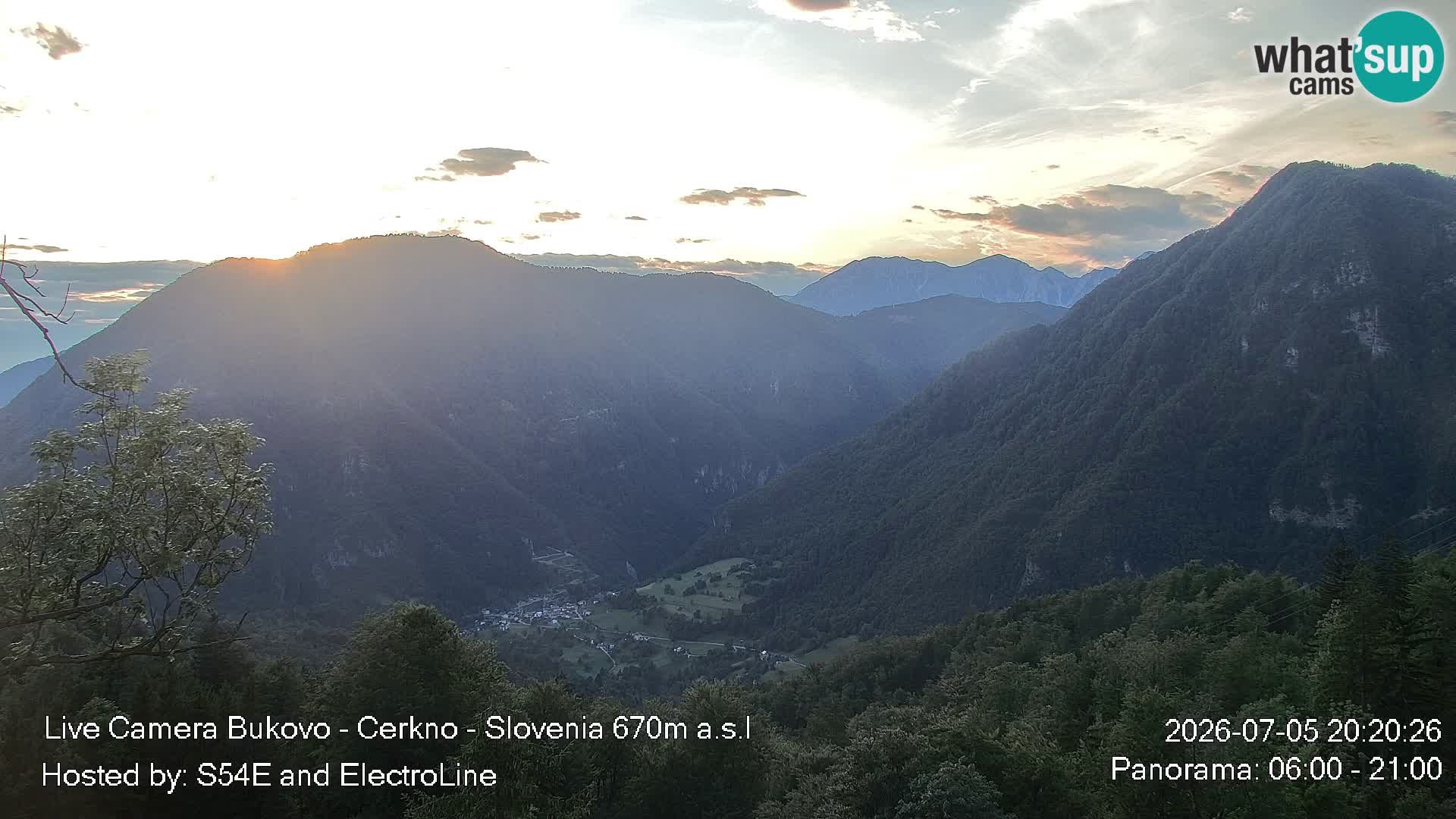 Webcam en vivo Bukovo – Baška grapa | Cerkno | Eslovenia