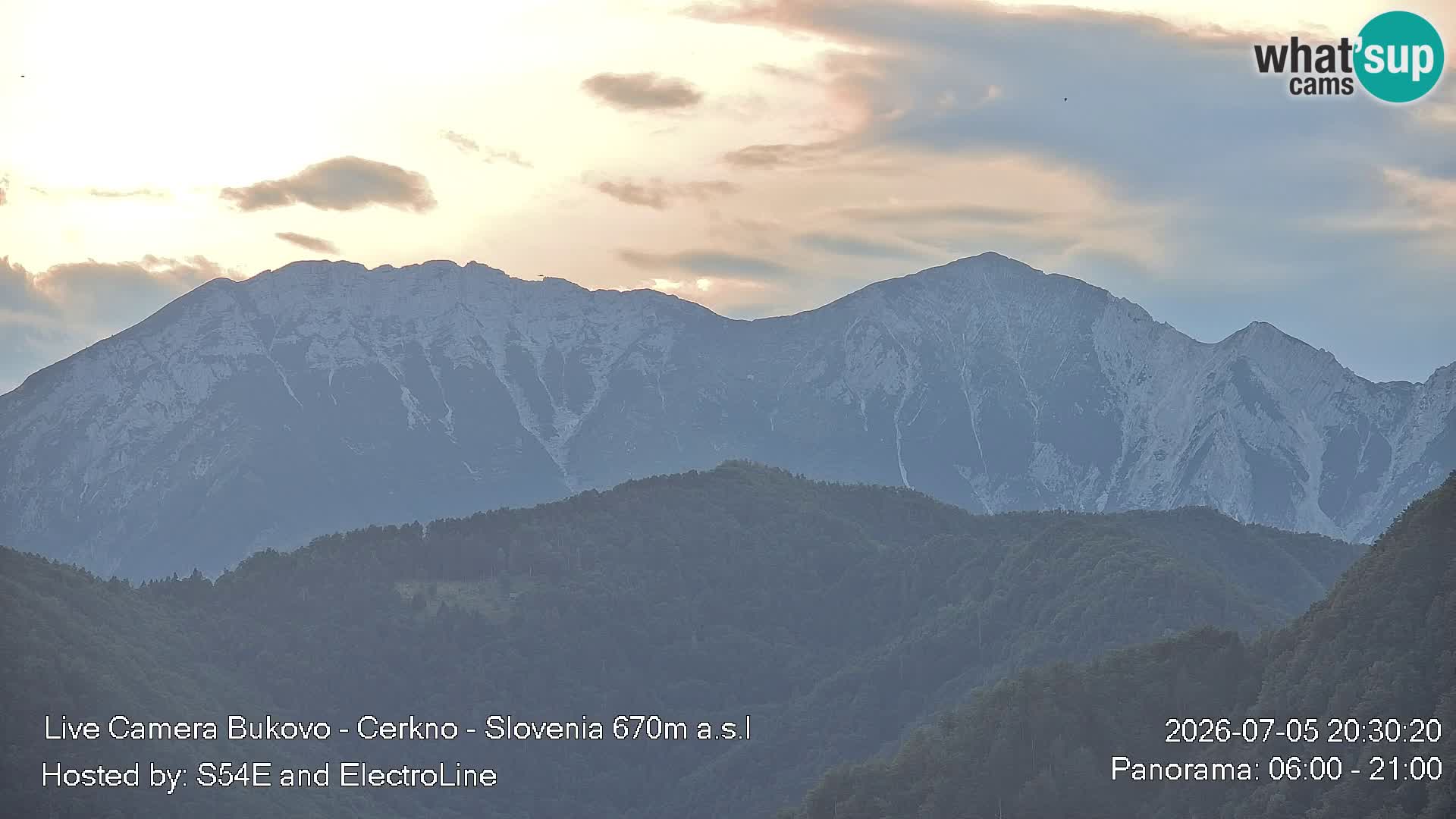 Web kamera Bukovo – Baška grapa | Cerkno | Slovenija