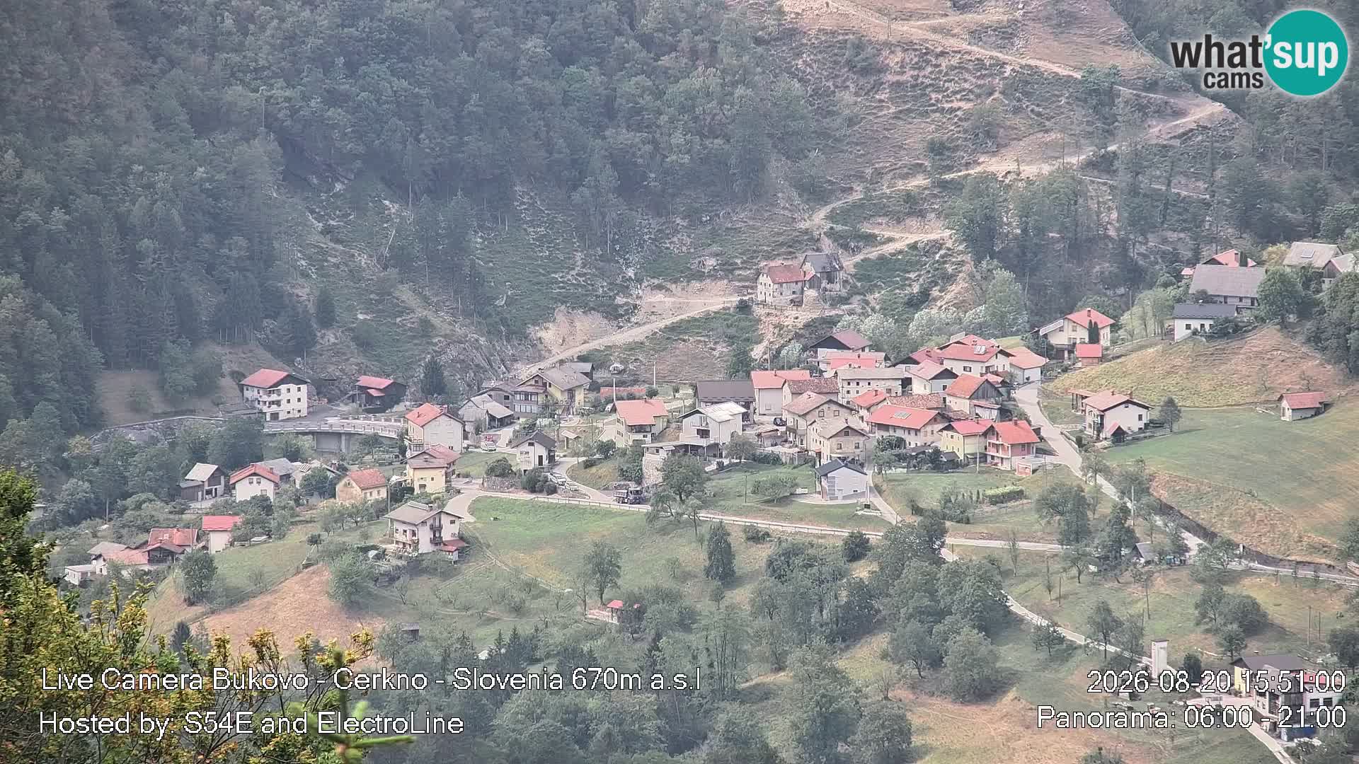 Webcam en vivo Bukovo – Baška grapa | Cerkno | Eslovenia