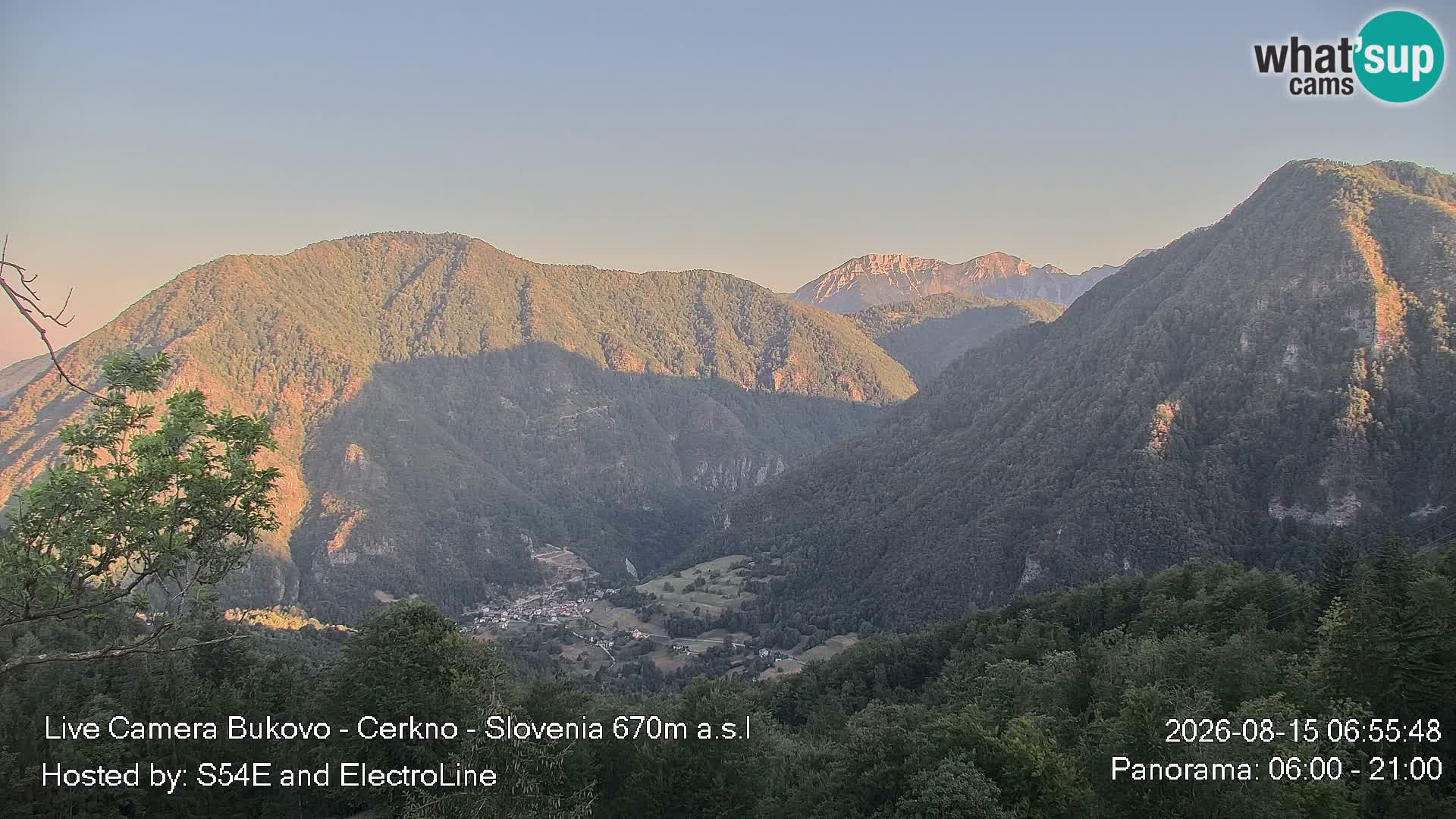Webcam en vivo Bukovo – Baška grapa | Cerkno | Eslovenia