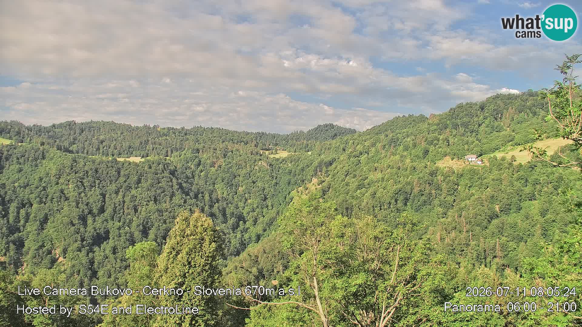 Webcam Bukovo – Baška grapa | Cerkno | Slovenia