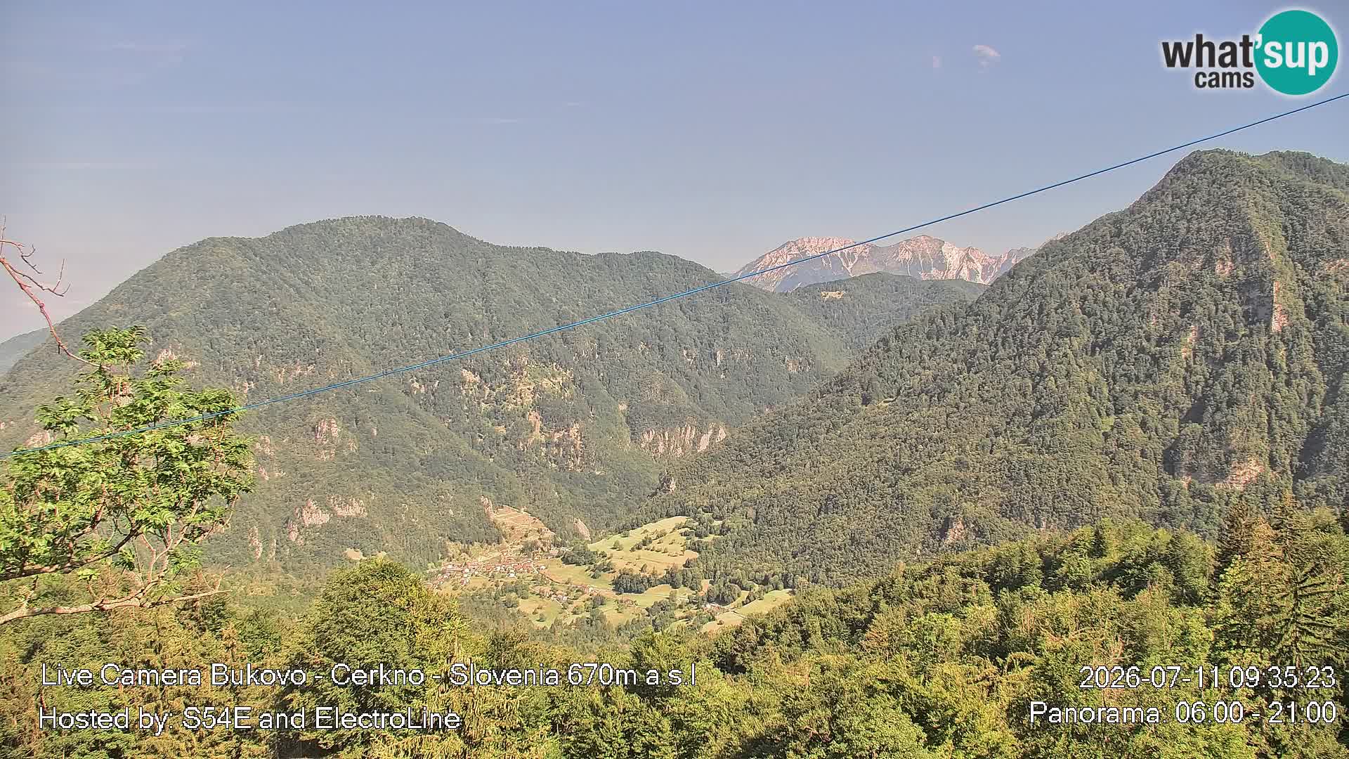 Web kamera Bukovo – Baška grapa | Cerkno | Slovenija