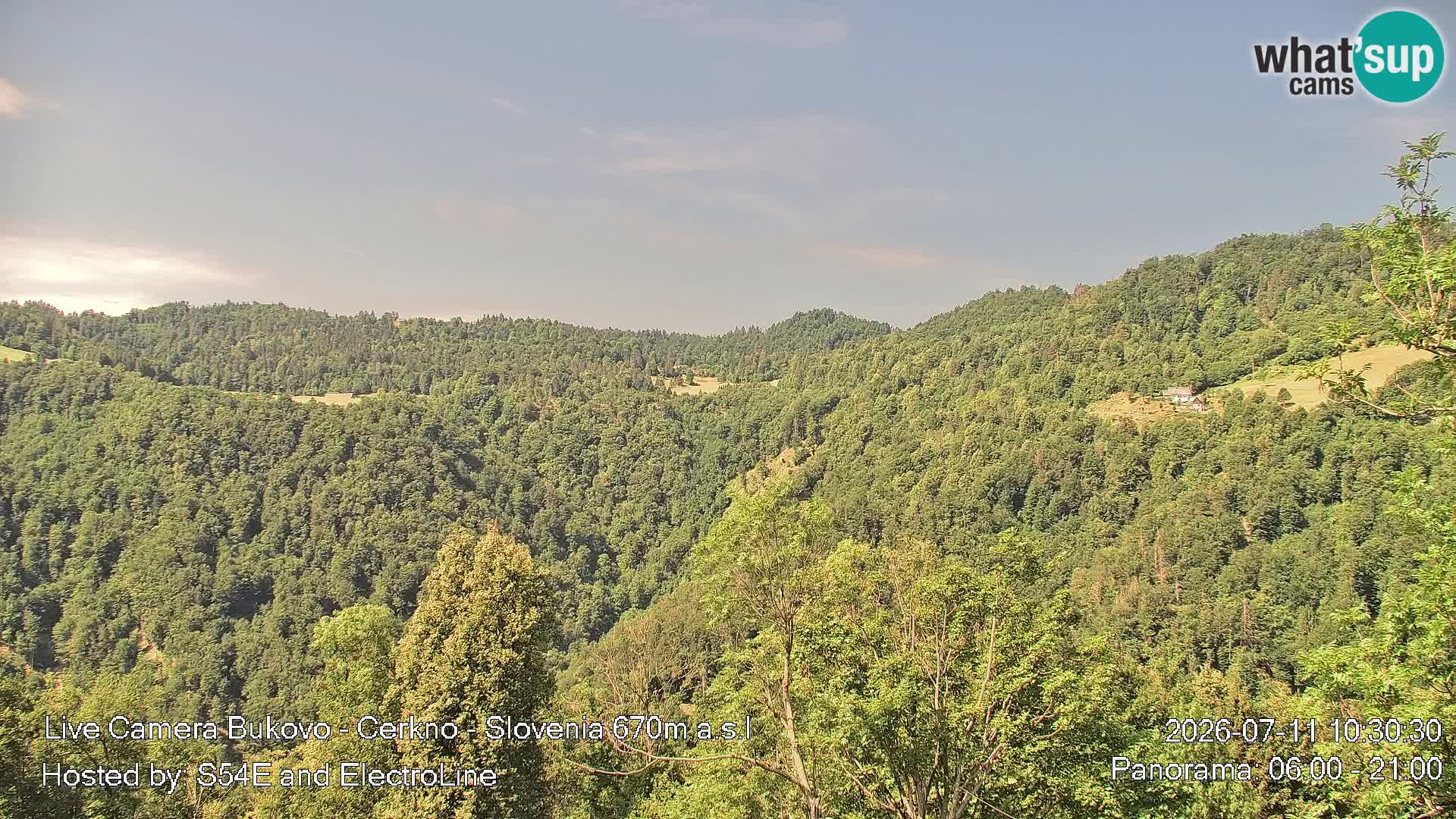 Webcam Bukovo – Baška grapa | Cerkno | Slovenia