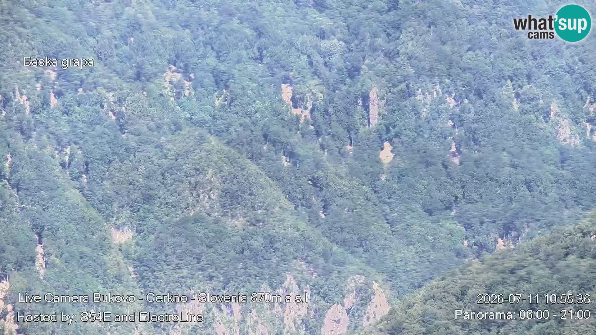 Webcam Bukovo – Baška grapa | Cerkno | Slovénie