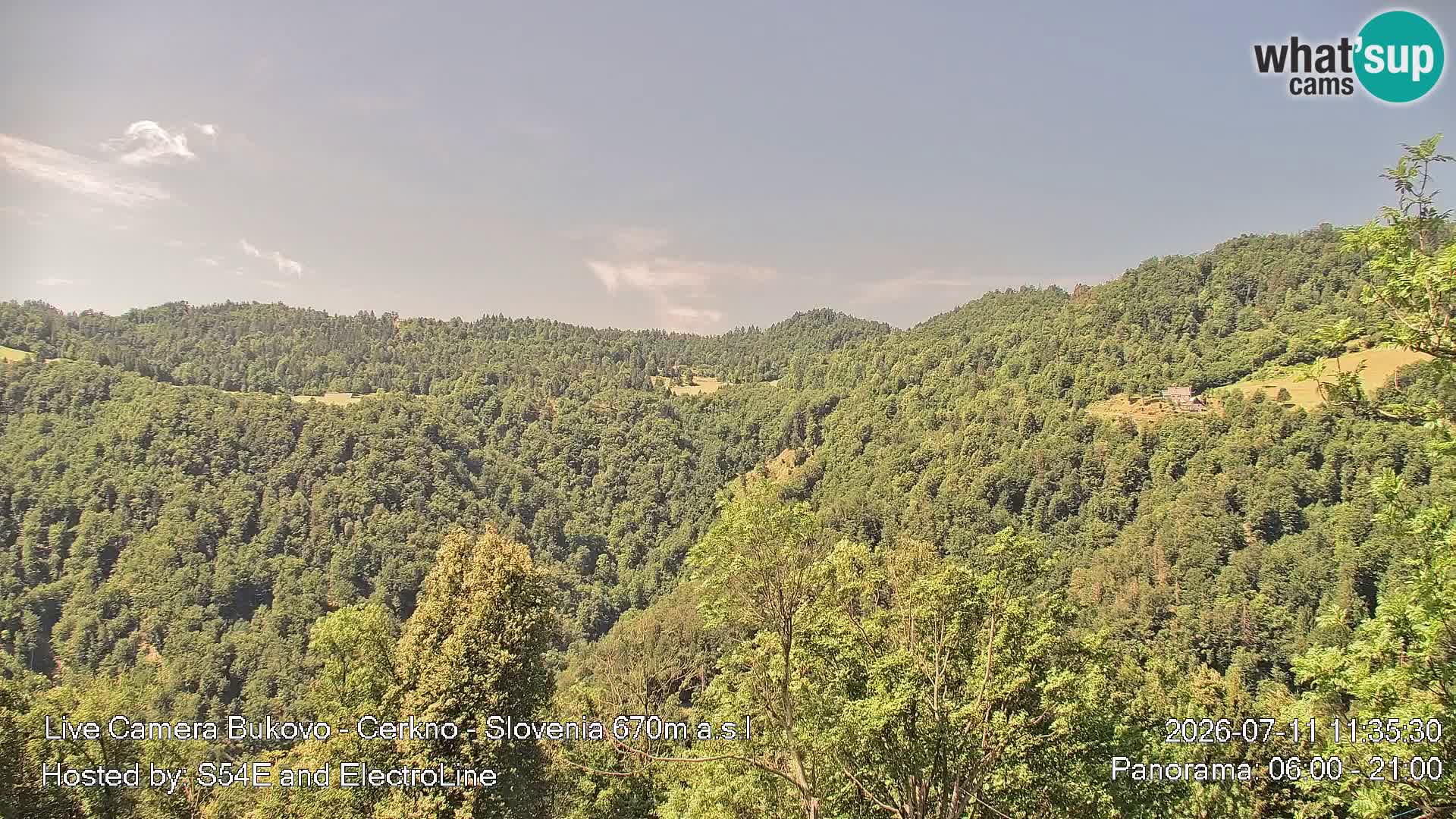 Webcam Bukovo – Baška grapa | Cerkno | Slovénie