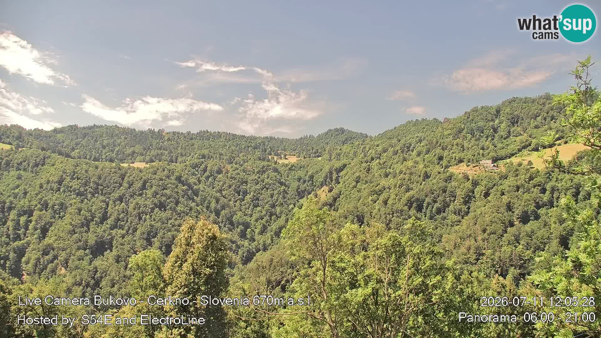 Bukovo Webcam – Baška grapa | Cerkno | Slowenien