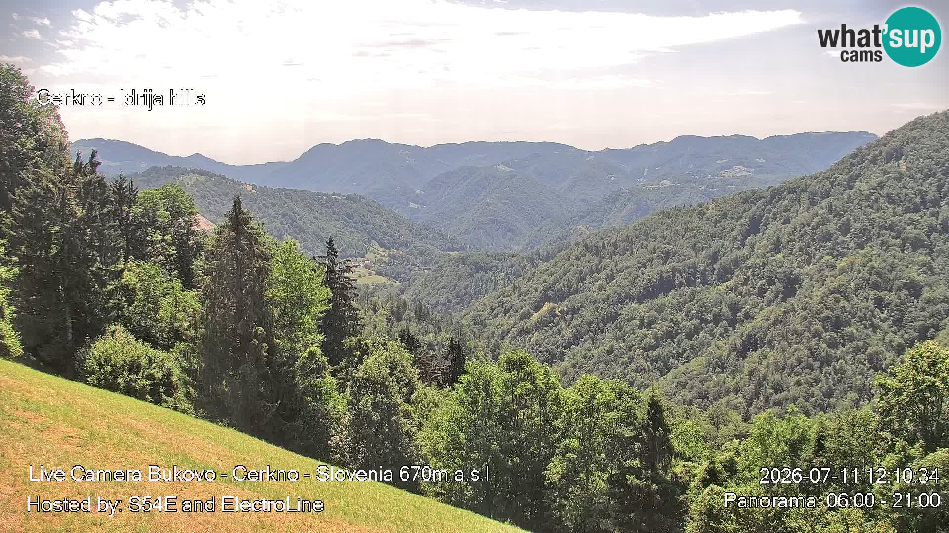 Webcam Bukovo – Baška grapa | Cerkno | Slovénie