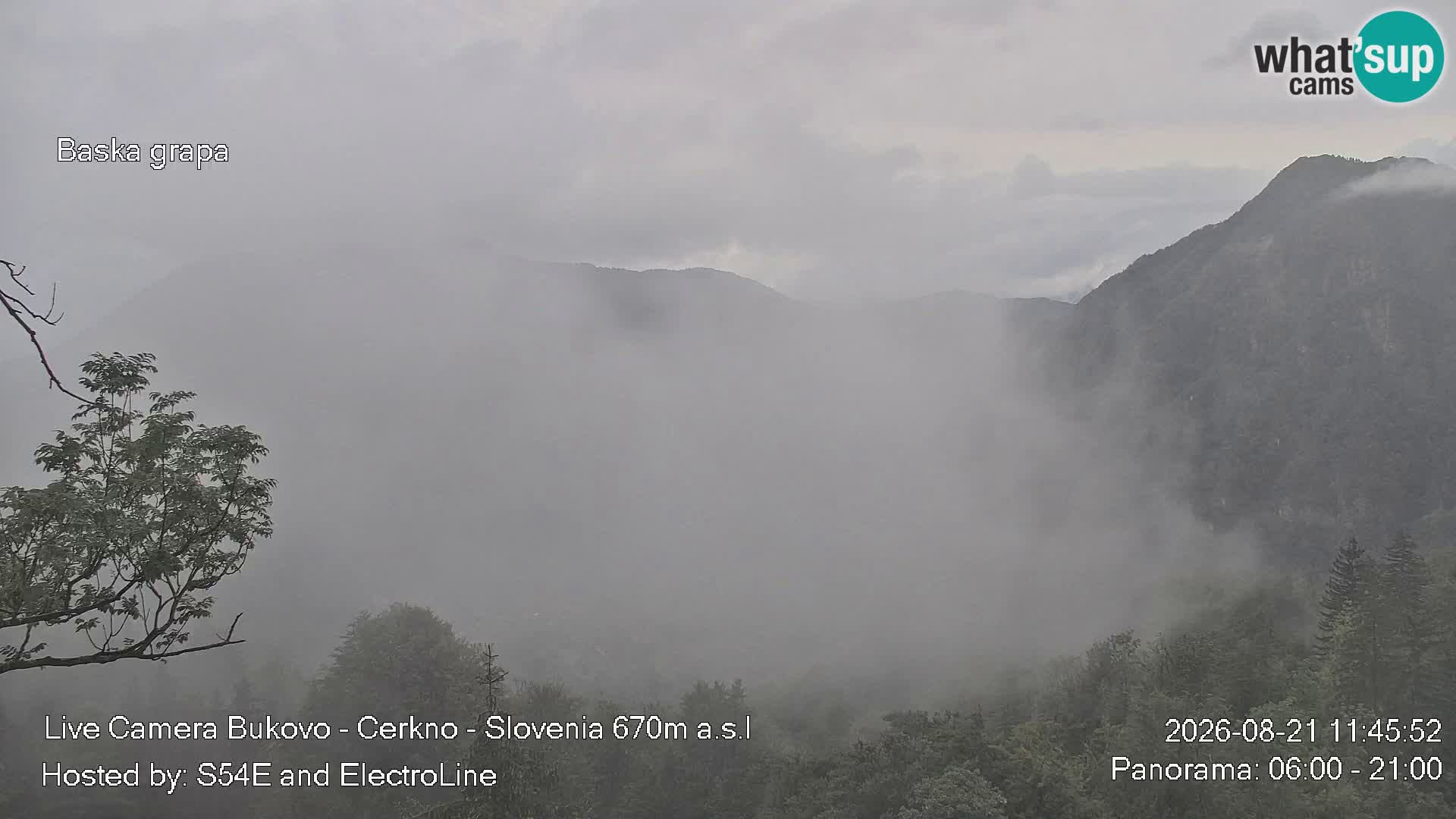 Webcam Bukovo – Baška grapa | Cerkno | Slovenia