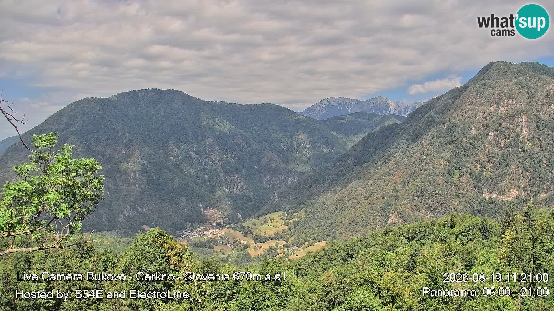 Bukovo Webcam – Baška grapa | Cerkno | Slowenien
