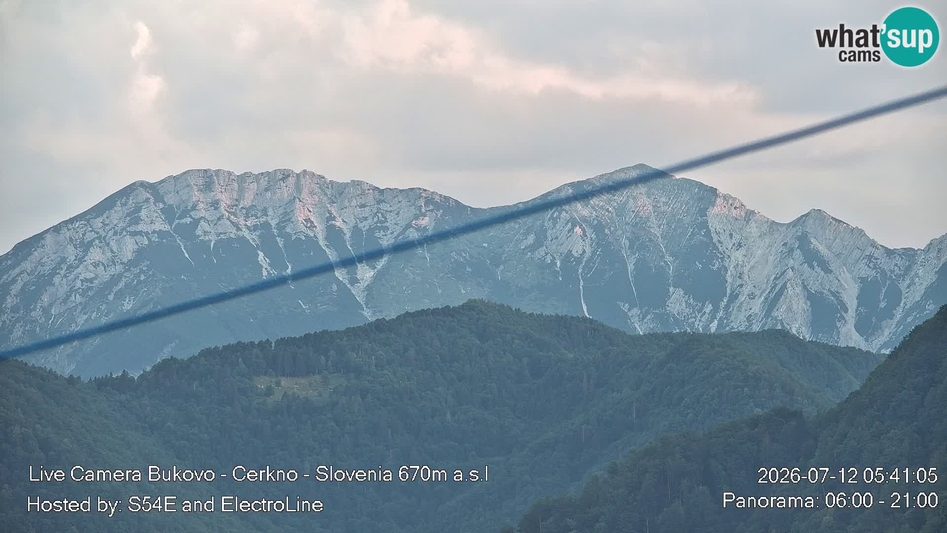Web kamera Bukovo – Baška grapa | Cerkno | Slovenija