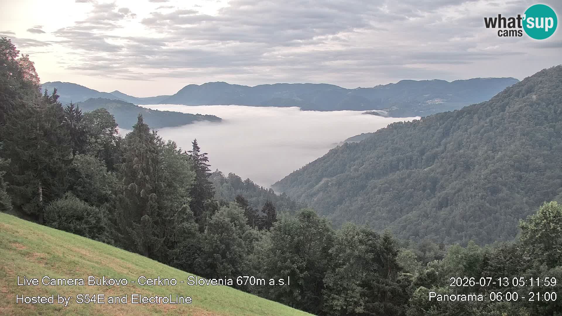 Webcam en vivo Bukovo – Baška grapa | Cerkno | Eslovenia
