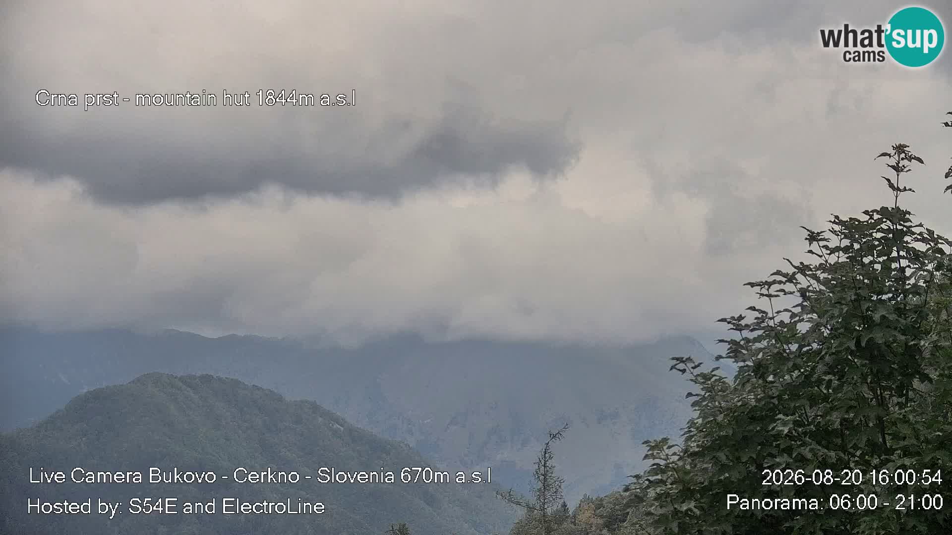 Webcam en vivo Bukovo – Baška grapa | Cerkno | Eslovenia