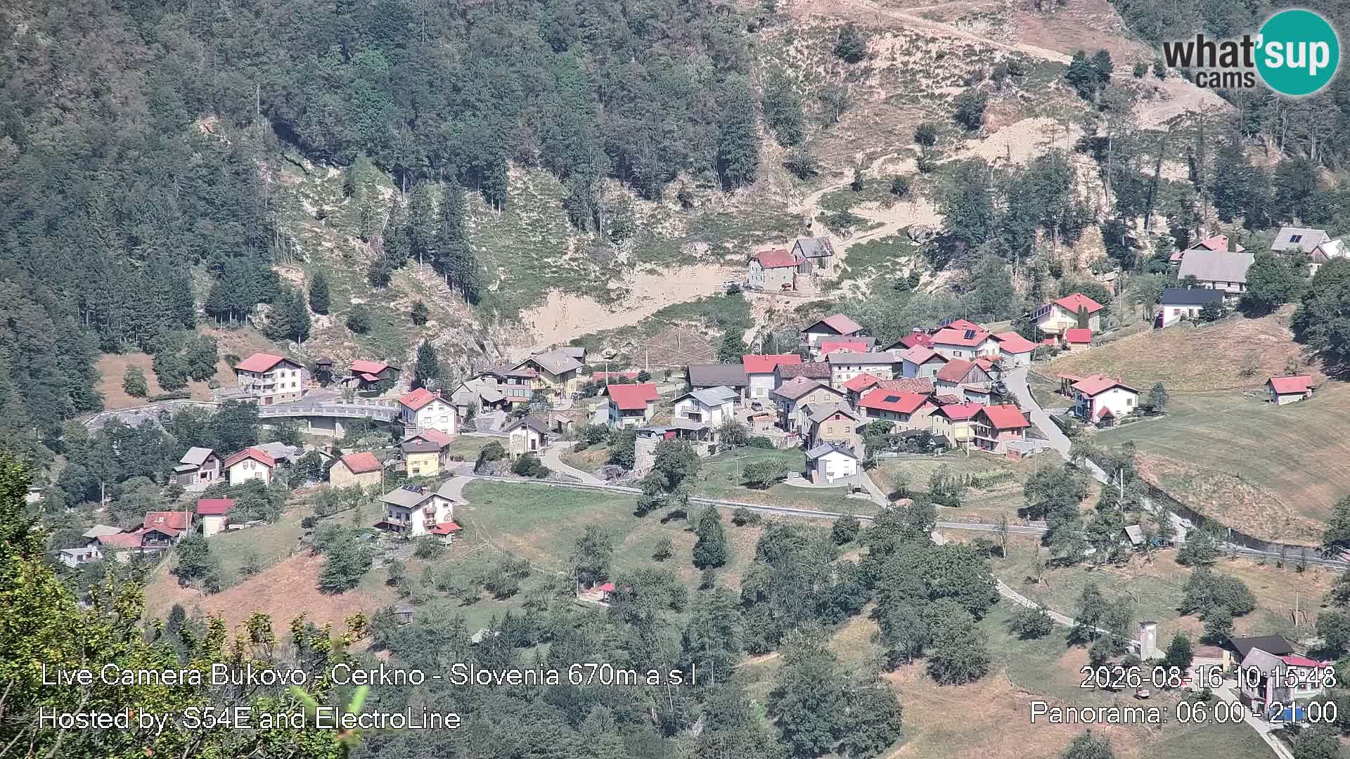 Webcam Bukovo – Baška grapa | Cerkno | Slovenia