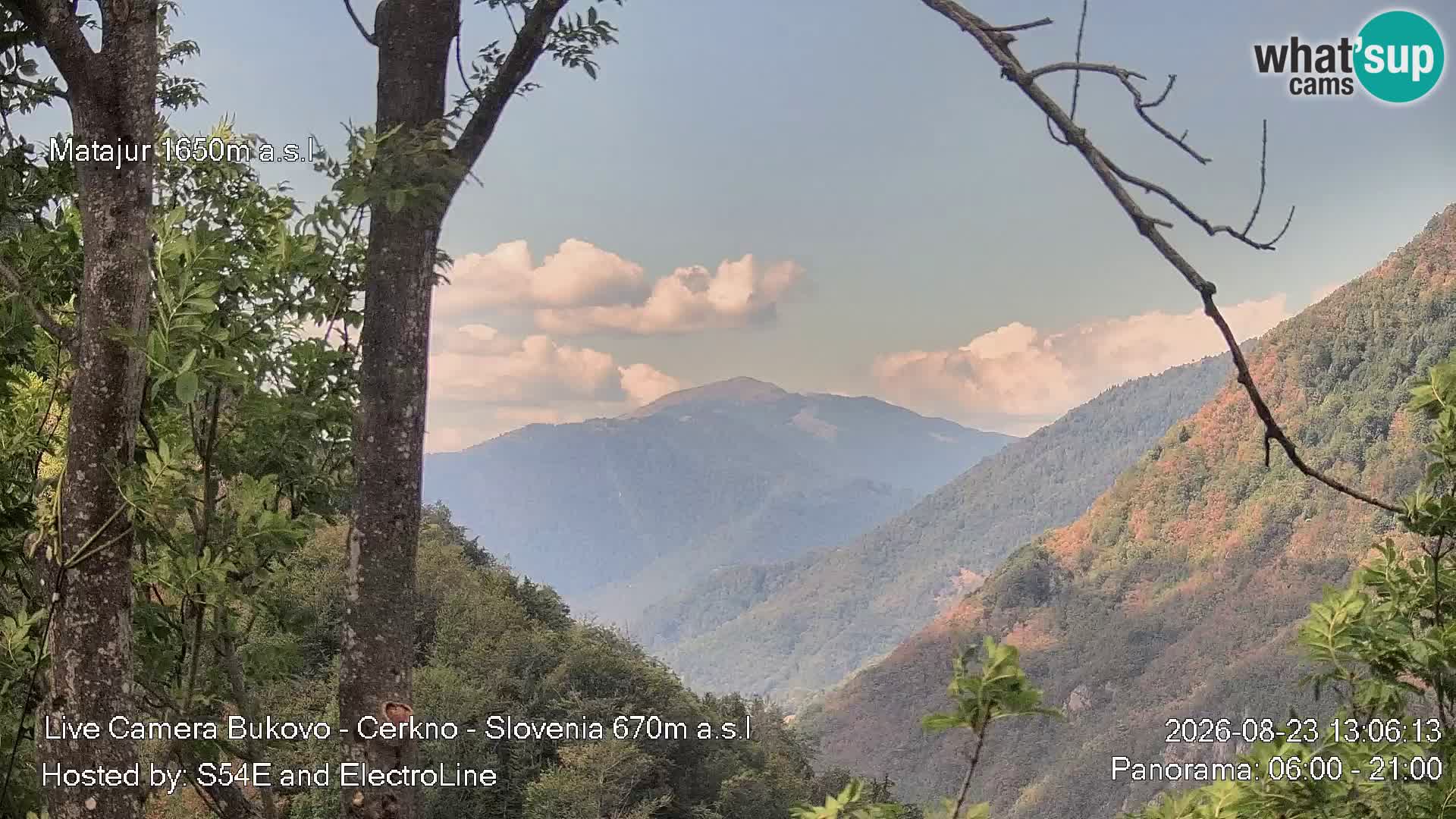 Webcam Bukovo – Baška grapa | Cerkno | Slovénie