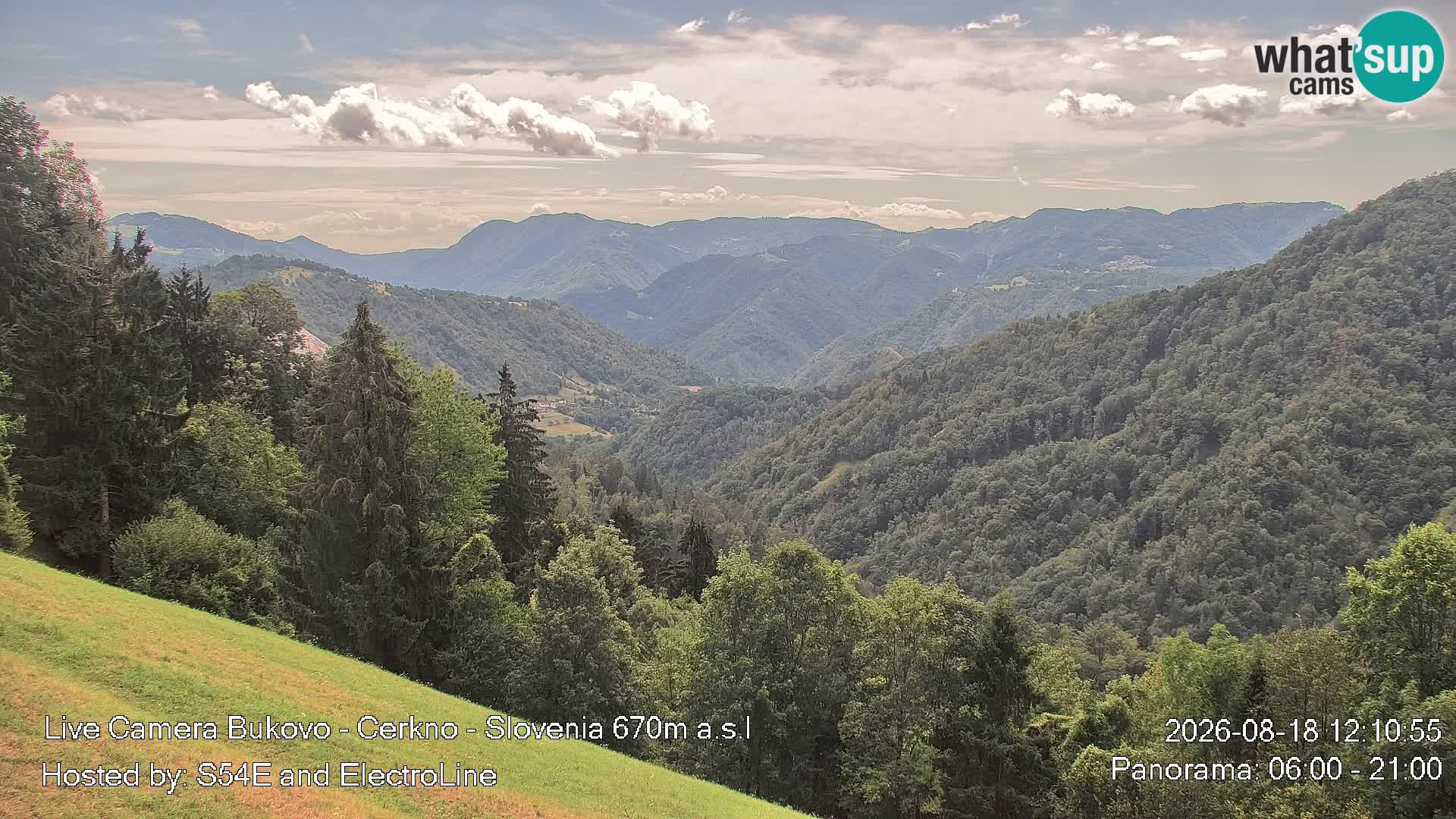 Webcam Bukovo – Baška grapa | Cerkno | Slovénie