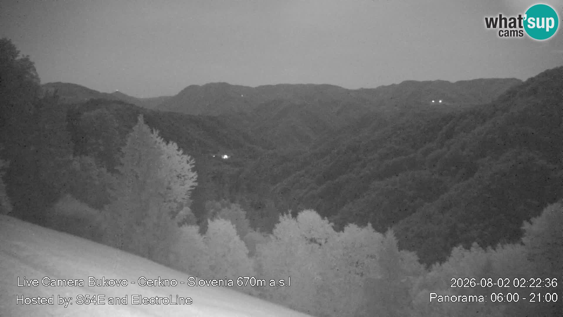 Web kamera Bukovo – Baška grapa | Cerkno | Slovenija