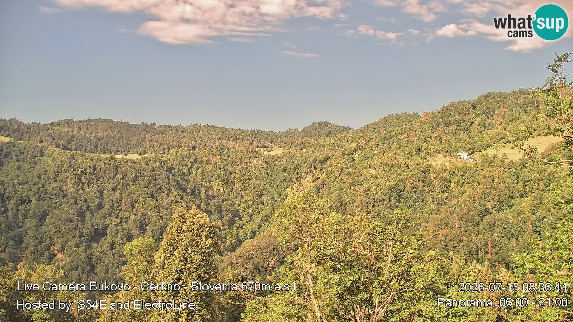 Webcam Bukovo – Baška grapa | Cerkno | Slovenia