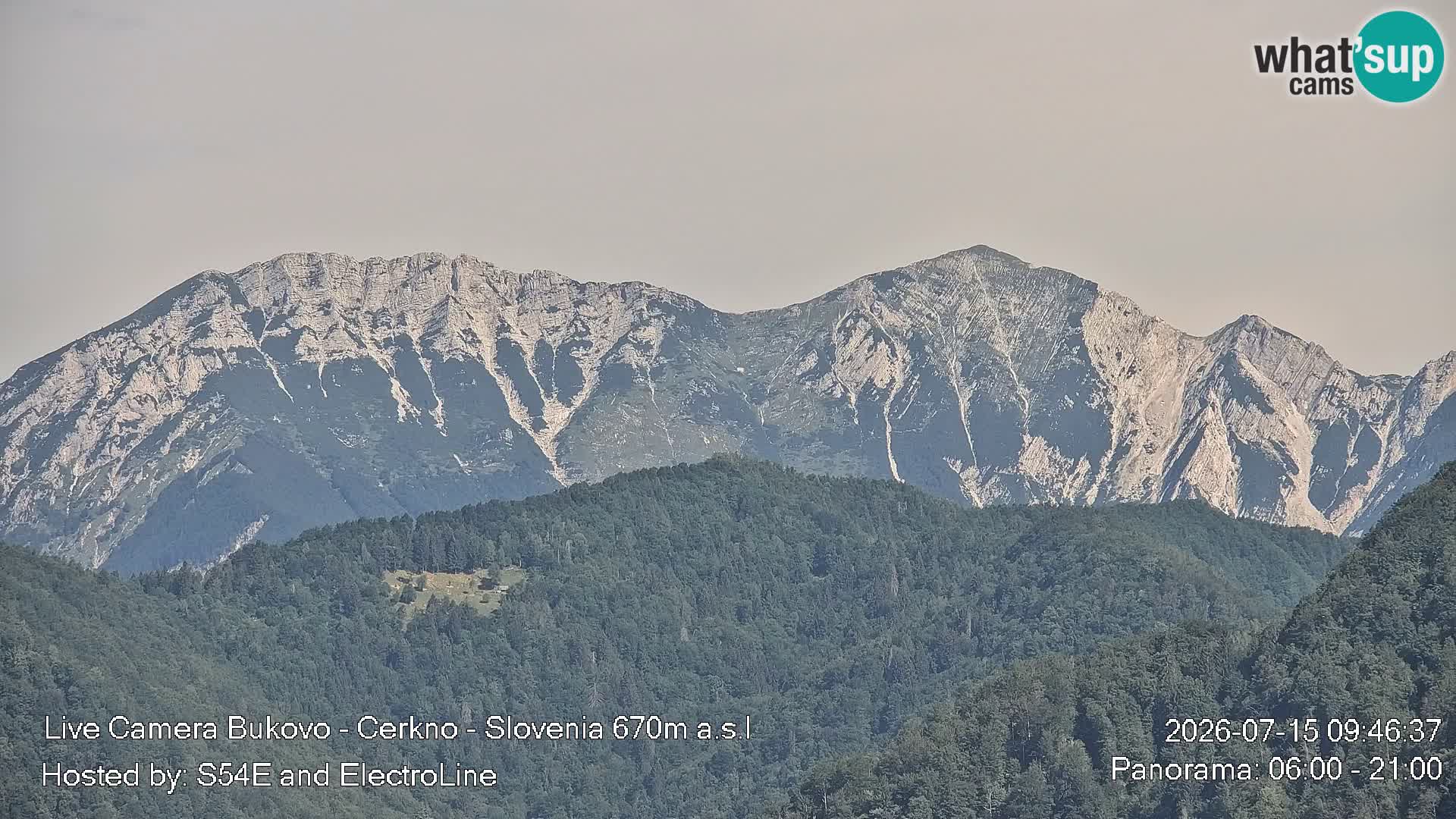 Webcam Bukovo – Baška grapa | Cerkno | Slovénie