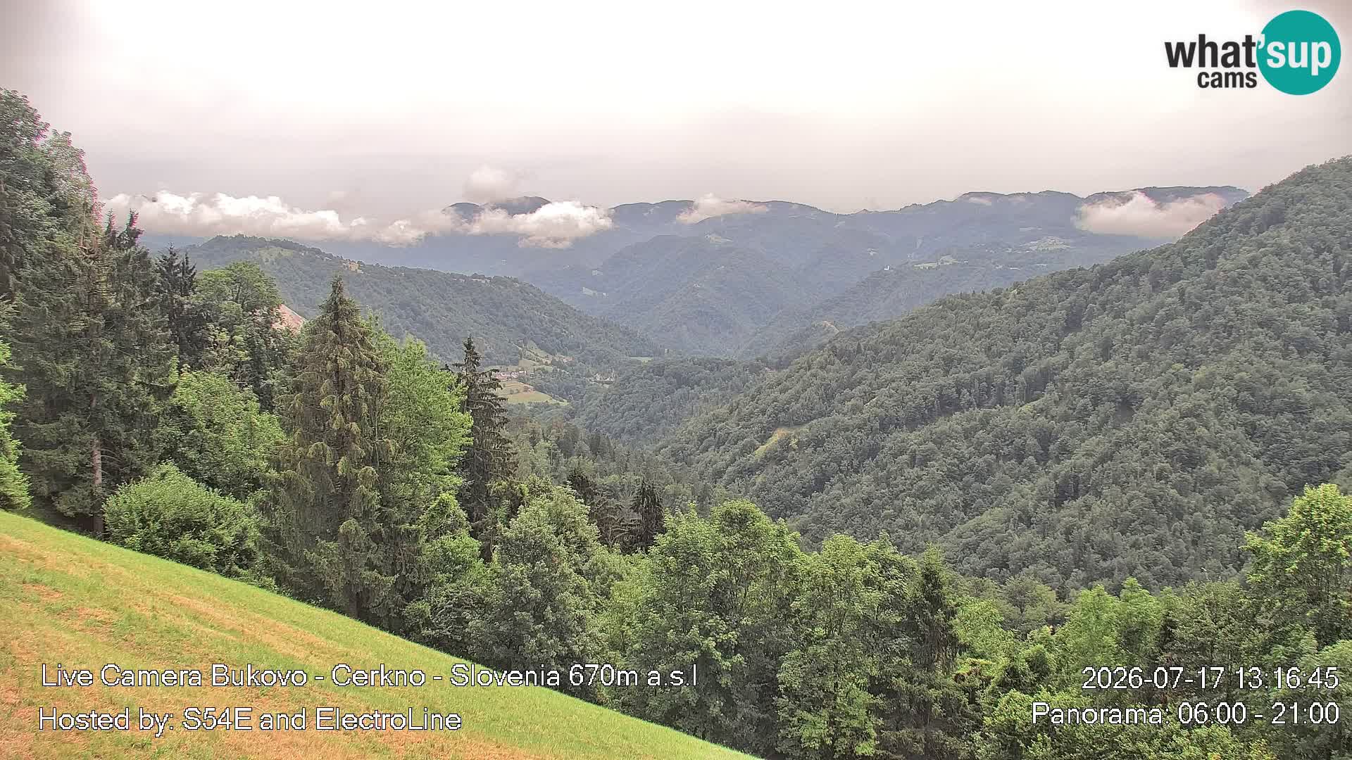 Webcam Bukovo – Baška grapa | Cerkno | Slovenia
