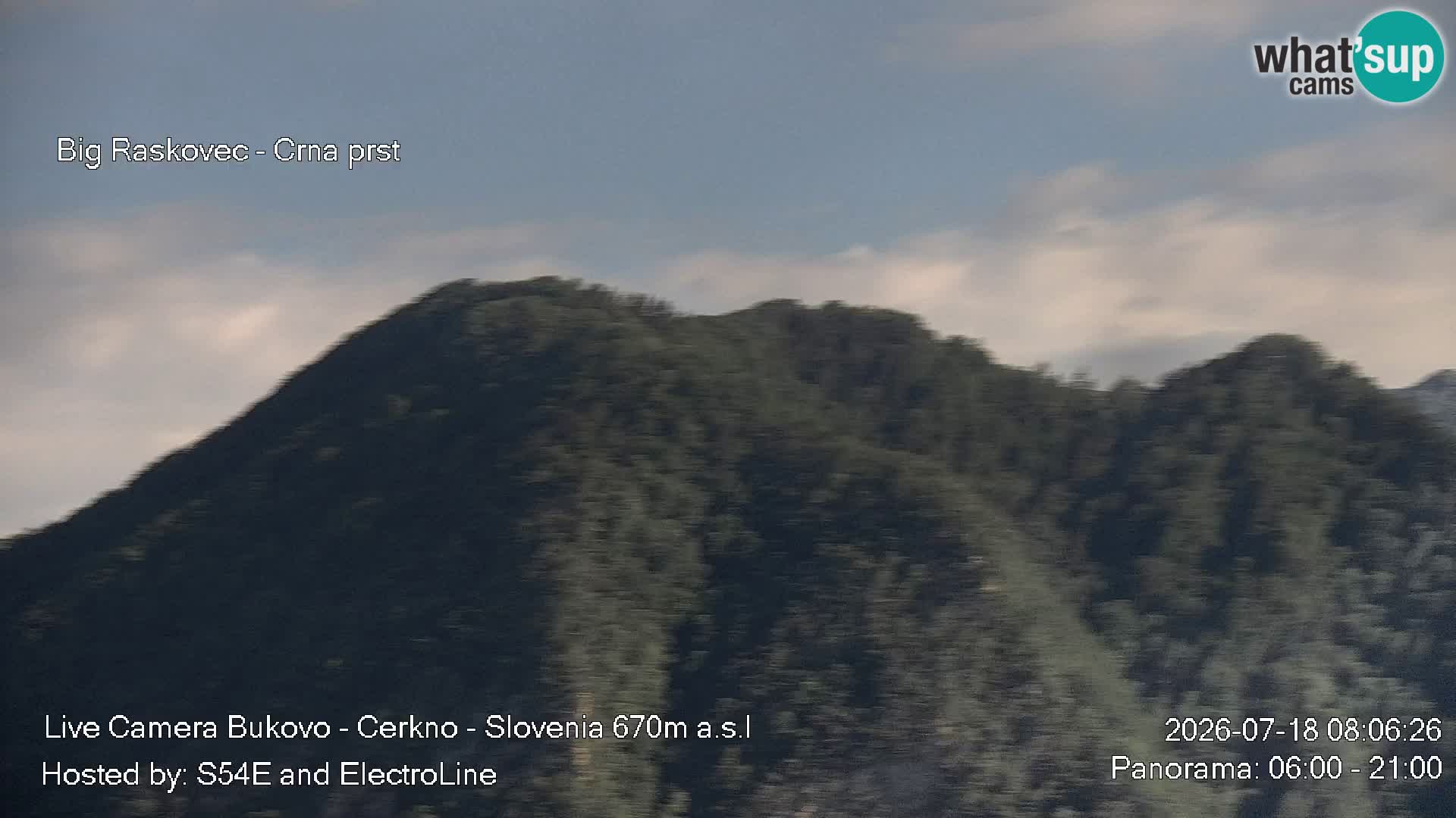 Webcam Bukovo – Baška grapa | Cerkno | Slovénie
