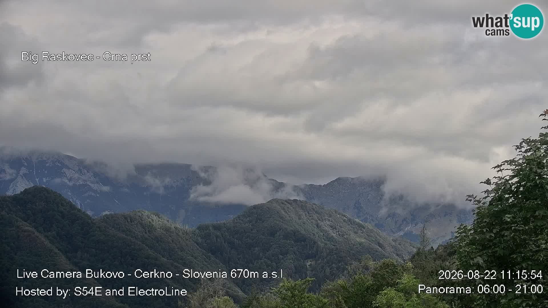 Webcam Bukovo – Baška grapa | Cerkno | Slovenia