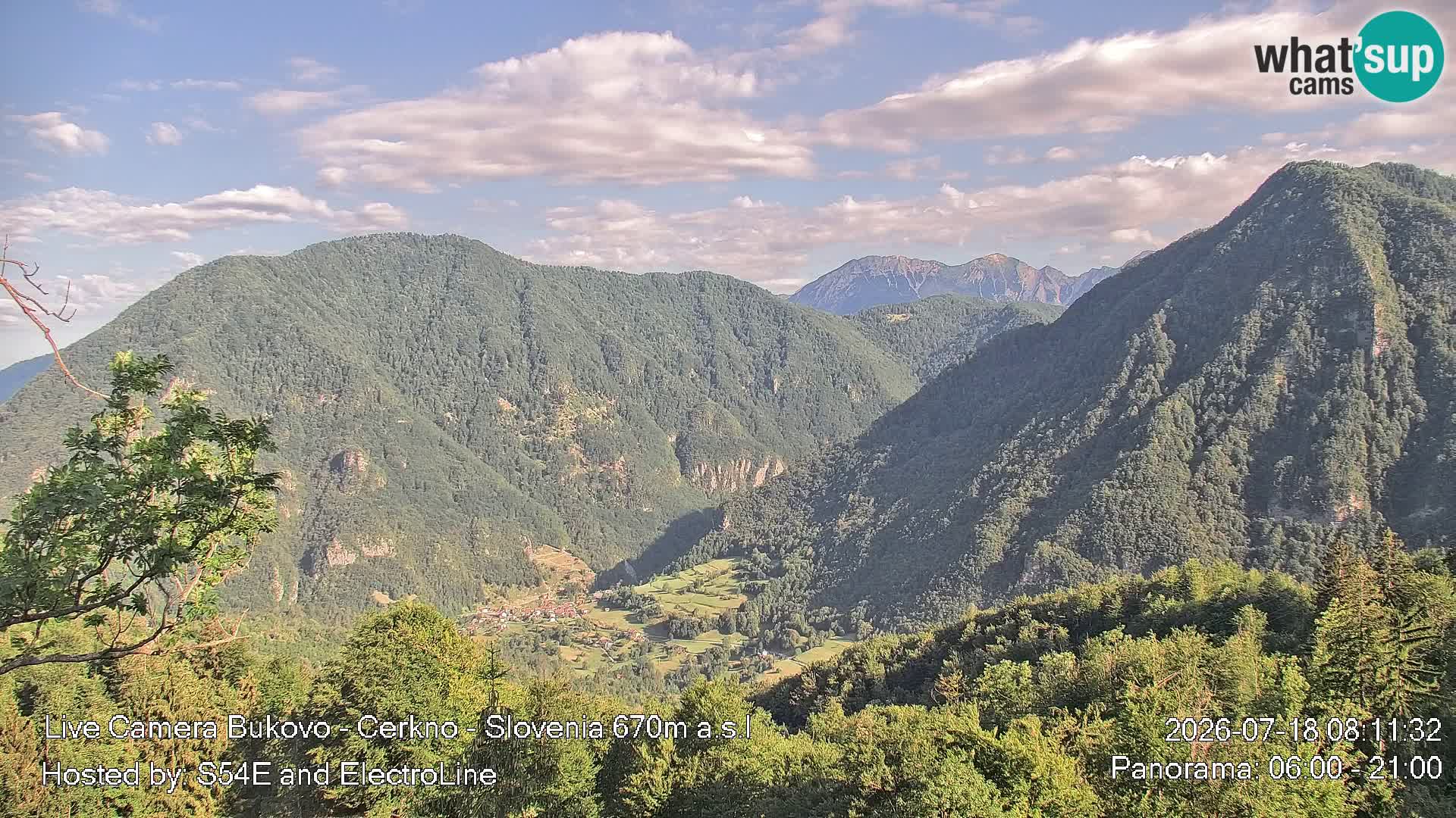 Webcam Bukovo – Baška grapa | Cerkno | Slovenia