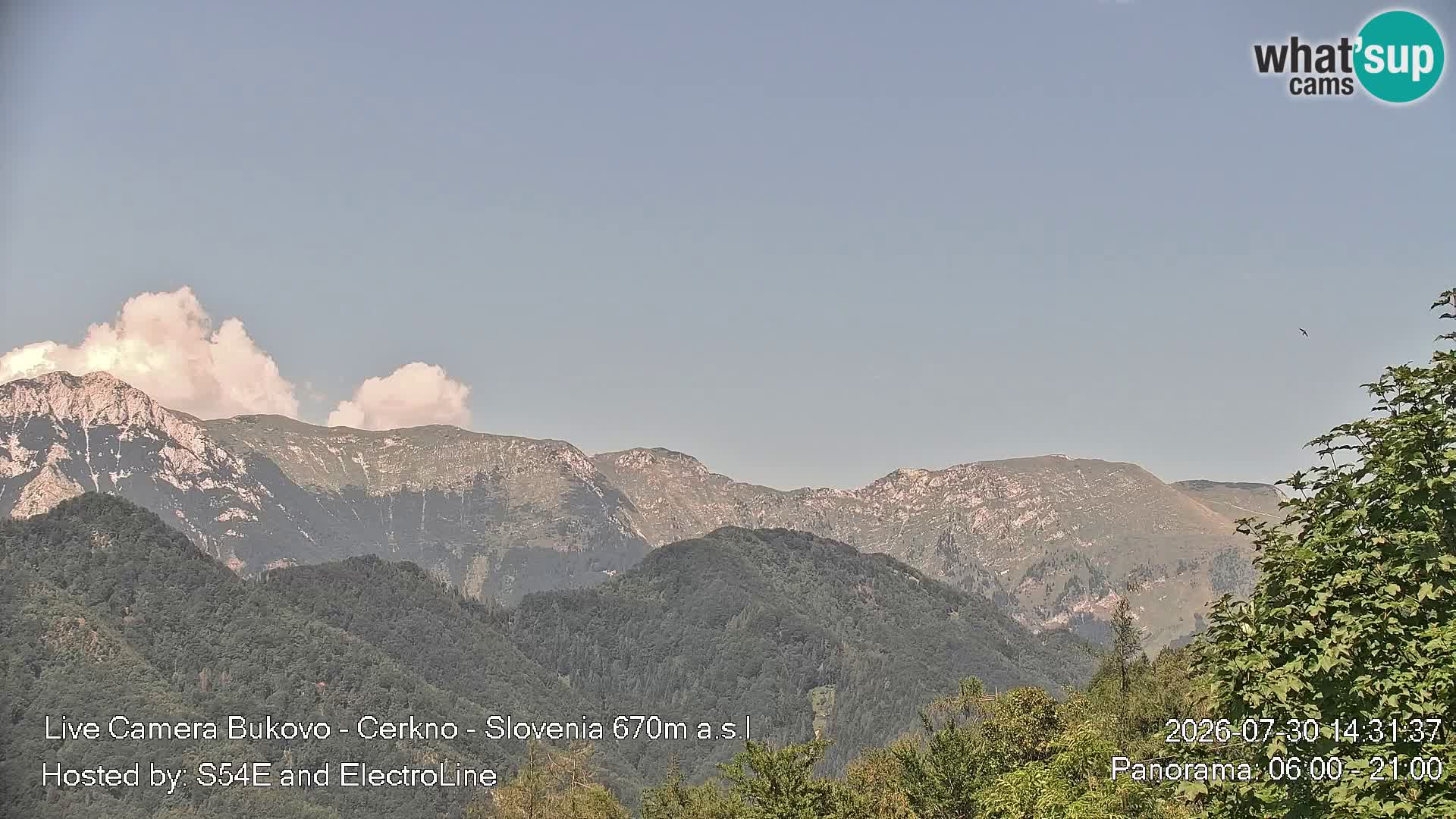 Webcam en vivo Bukovo – Baška grapa | Cerkno | Eslovenia
