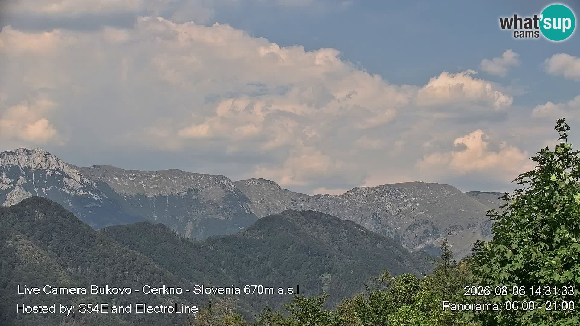 Bukovo Webcam – Baška grapa | Cerkno | Slowenien