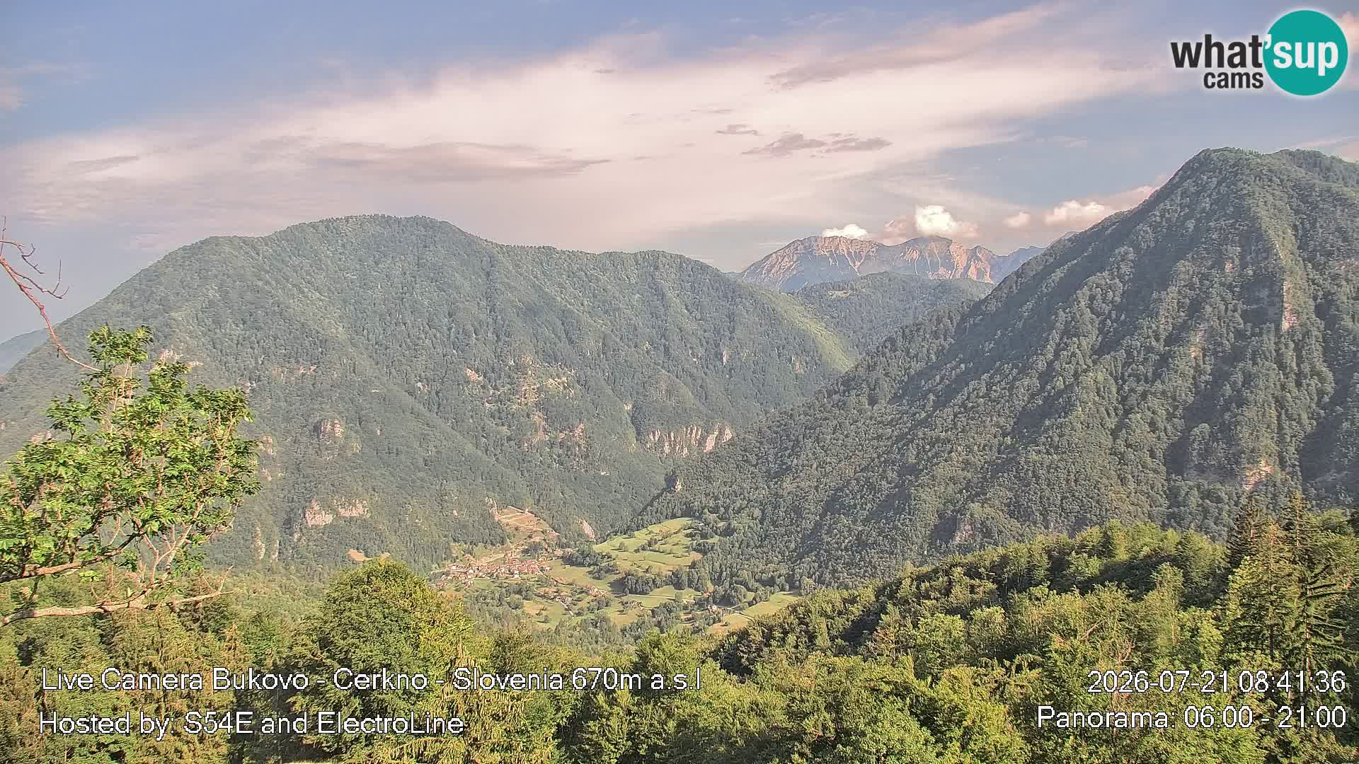 Webcam en vivo Bukovo – Baška grapa | Cerkno | Eslovenia