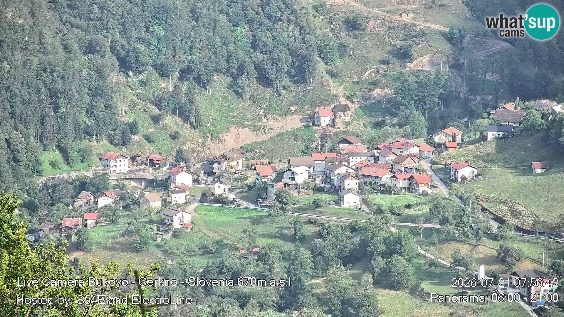 Bukovo Webcam – Baška grapa | Cerkno | Slowenien