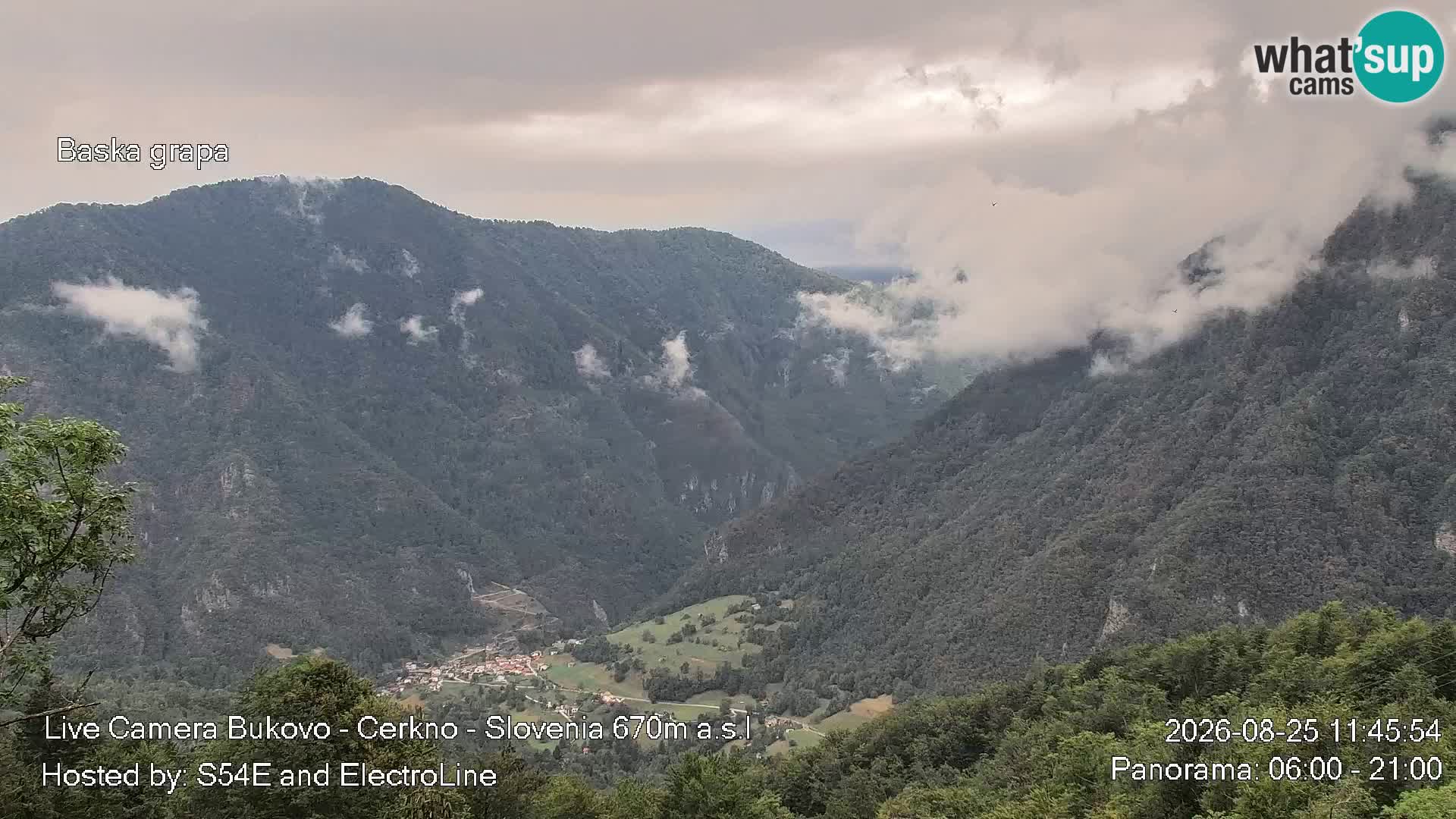 Kamera Bukovo – Baška grapa | Cerkno