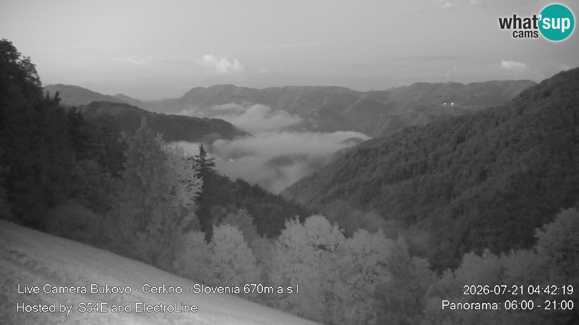 Webcam Bukovo – Baška grapa | Cerkno | Slovénie