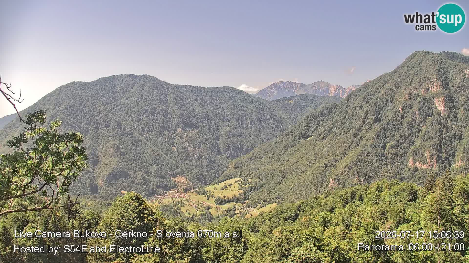 Webcam Bukovo – Baška grapa | Cerkno | Slovénie