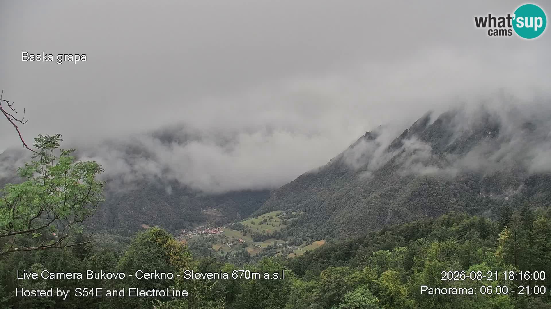 Kamera Bukovo – Baška grapa | Cerkno