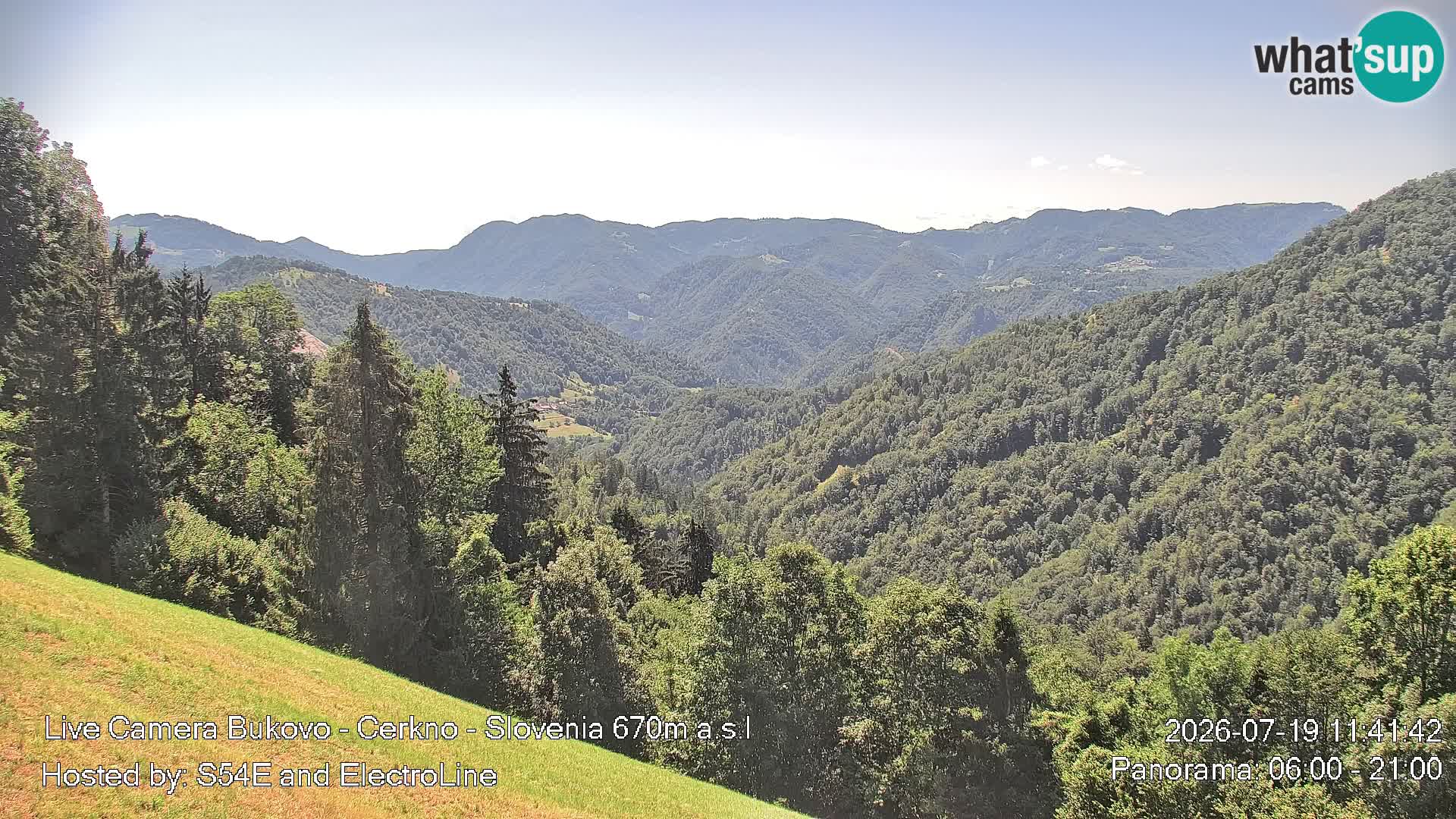 Web kamera Bukovo – Baška grapa | Cerkno | Slovenija