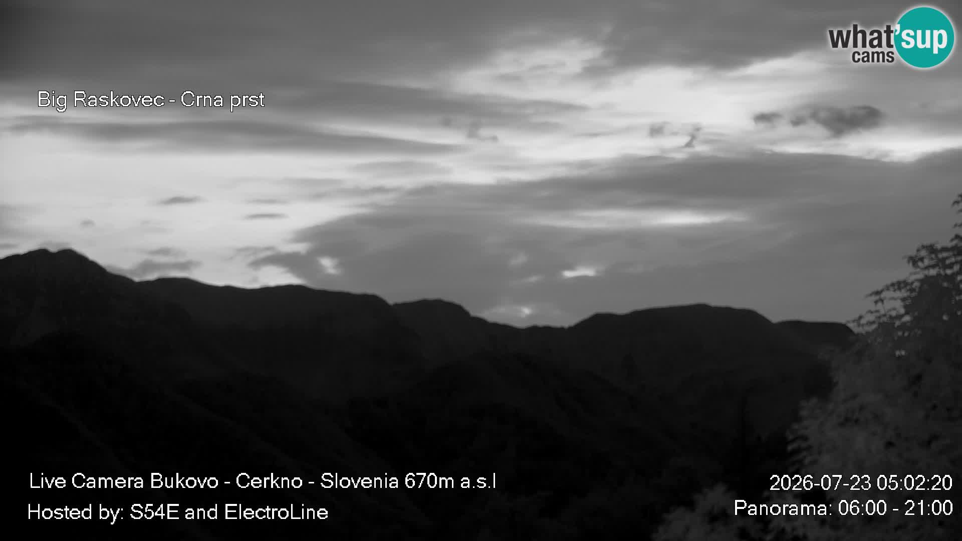 Webcam Bukovo – Baška grapa | Cerkno | Slovénie