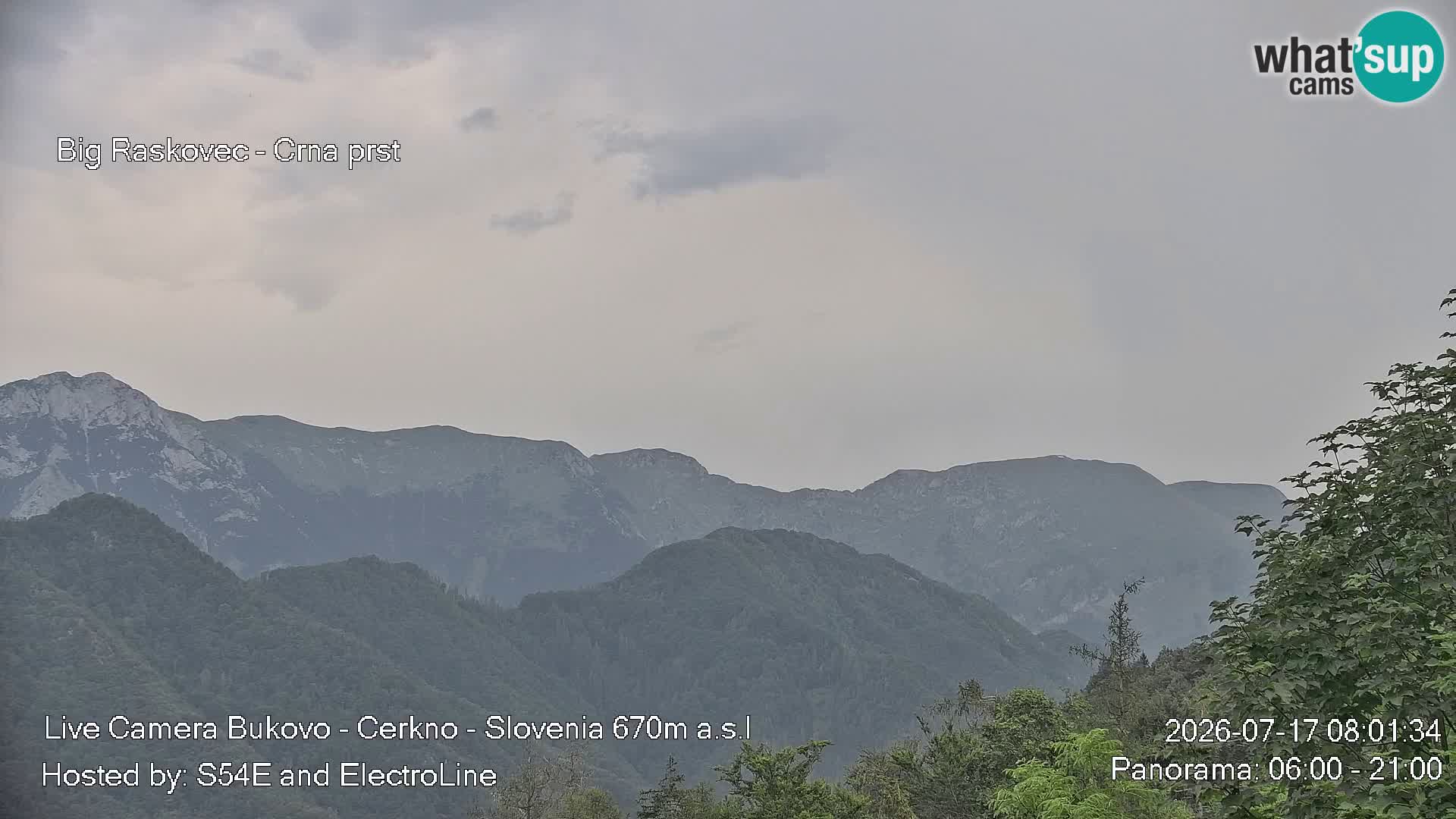 Webcam Bukovo – Baška grapa | Cerkno | Slovenia