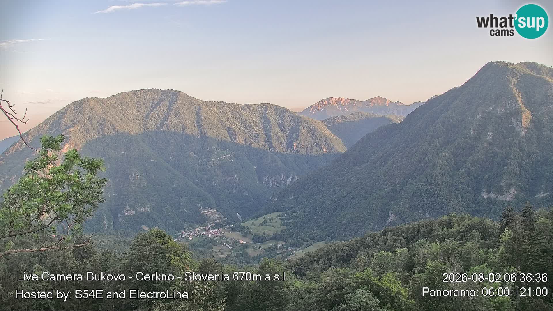 Webcam Bukovo – Baška grapa | Cerkno | Slovenia