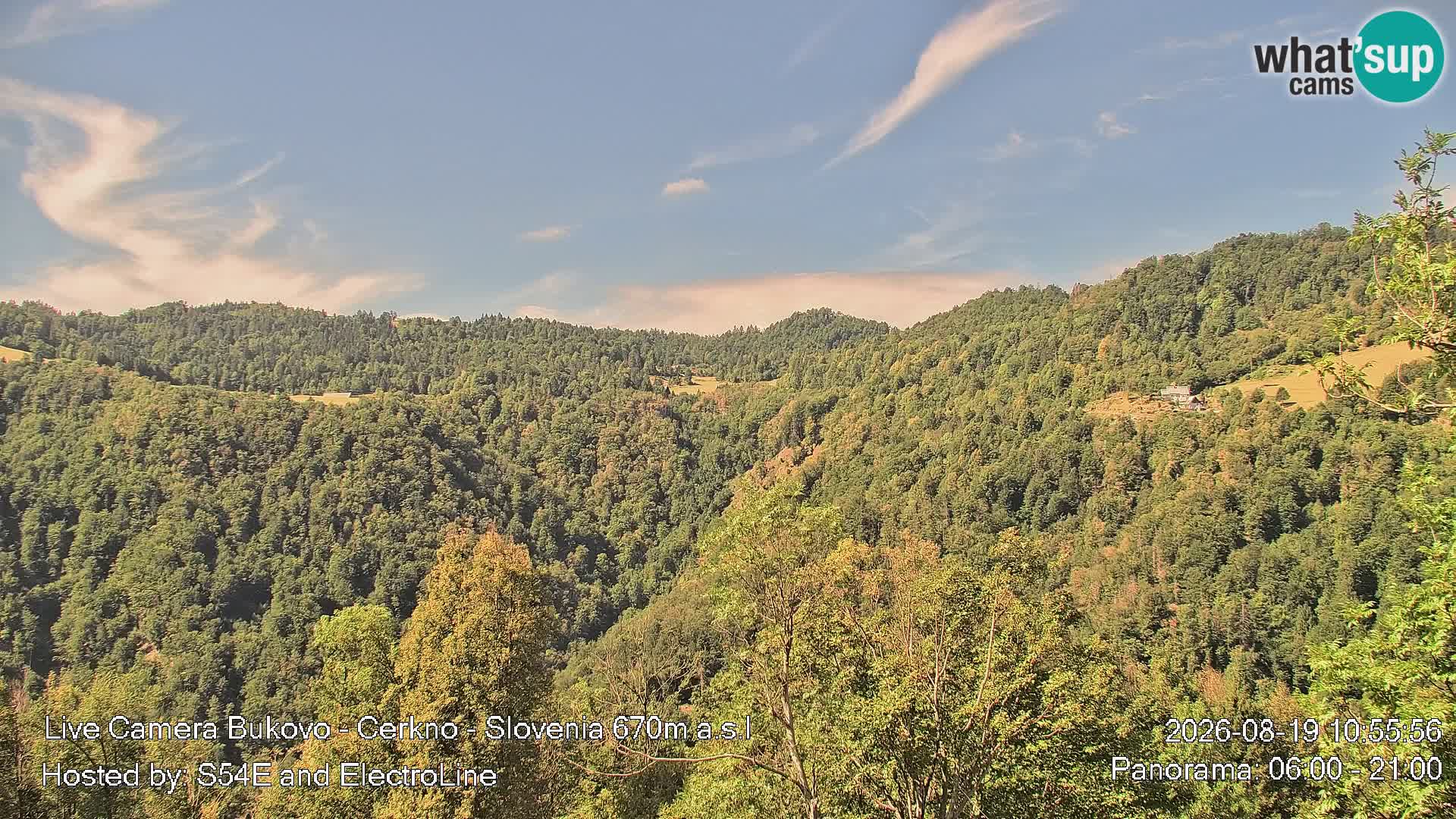 Webcam en vivo Bukovo – Baška grapa | Cerkno | Eslovenia
