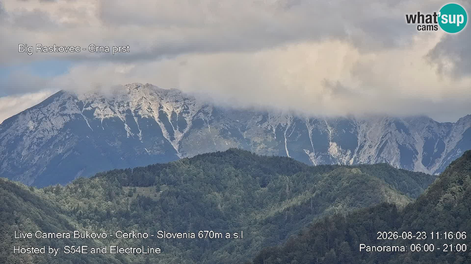 Webcam Bukovo – Baška grapa | Cerkno | Slovénie