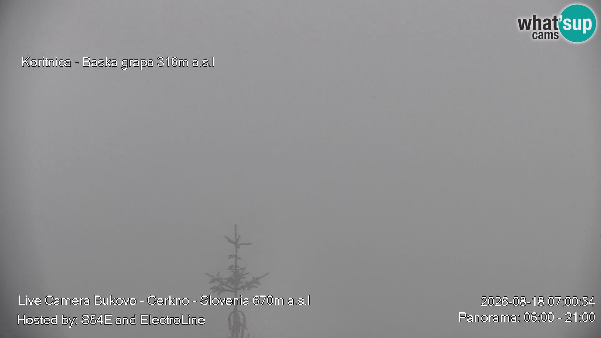 Webcam Bukovo – Baška grapa | Cerkno | Slovénie