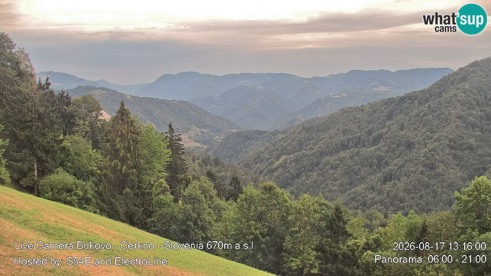 Web kamera Bukovo – Baška grapa | Cerkno | Slovenija