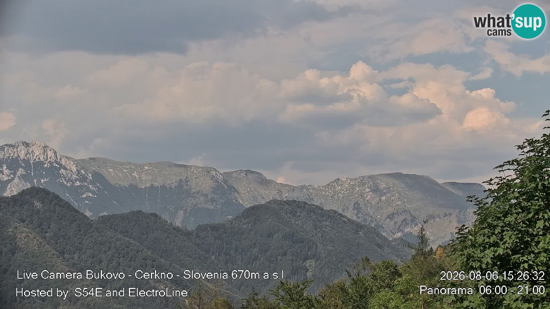 Webcam en vivo Bukovo – Baška grapa | Cerkno | Eslovenia