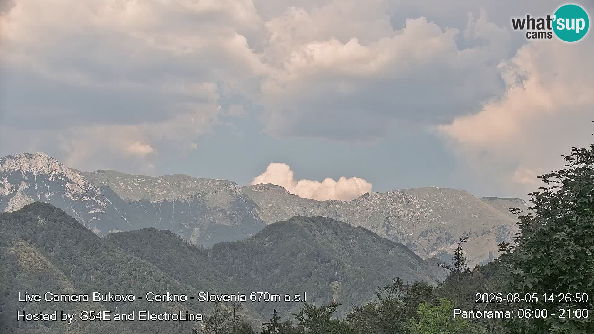 Webcam en vivo Bukovo – Baška grapa | Cerkno | Eslovenia