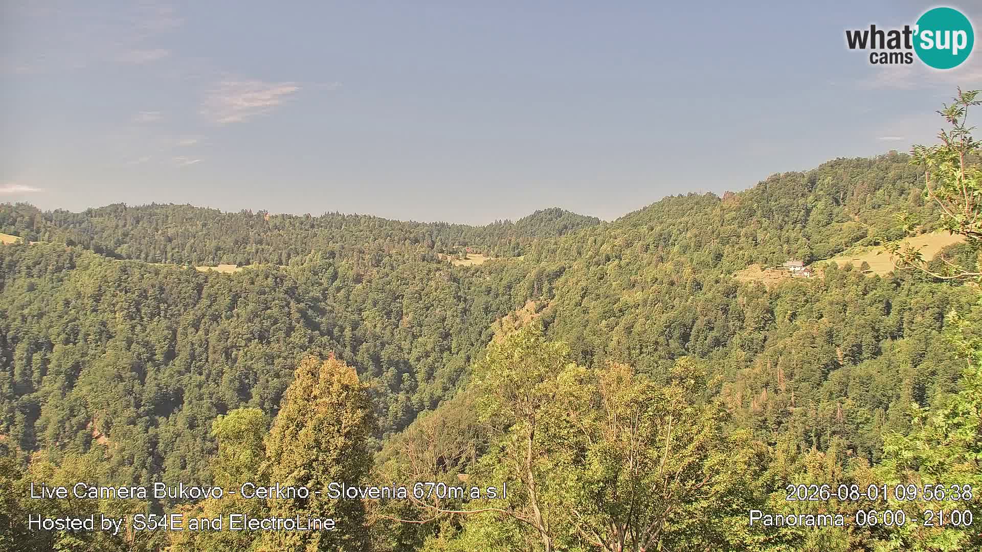 Webcam Bukovo – Baška grapa | Cerkno | Slovénie