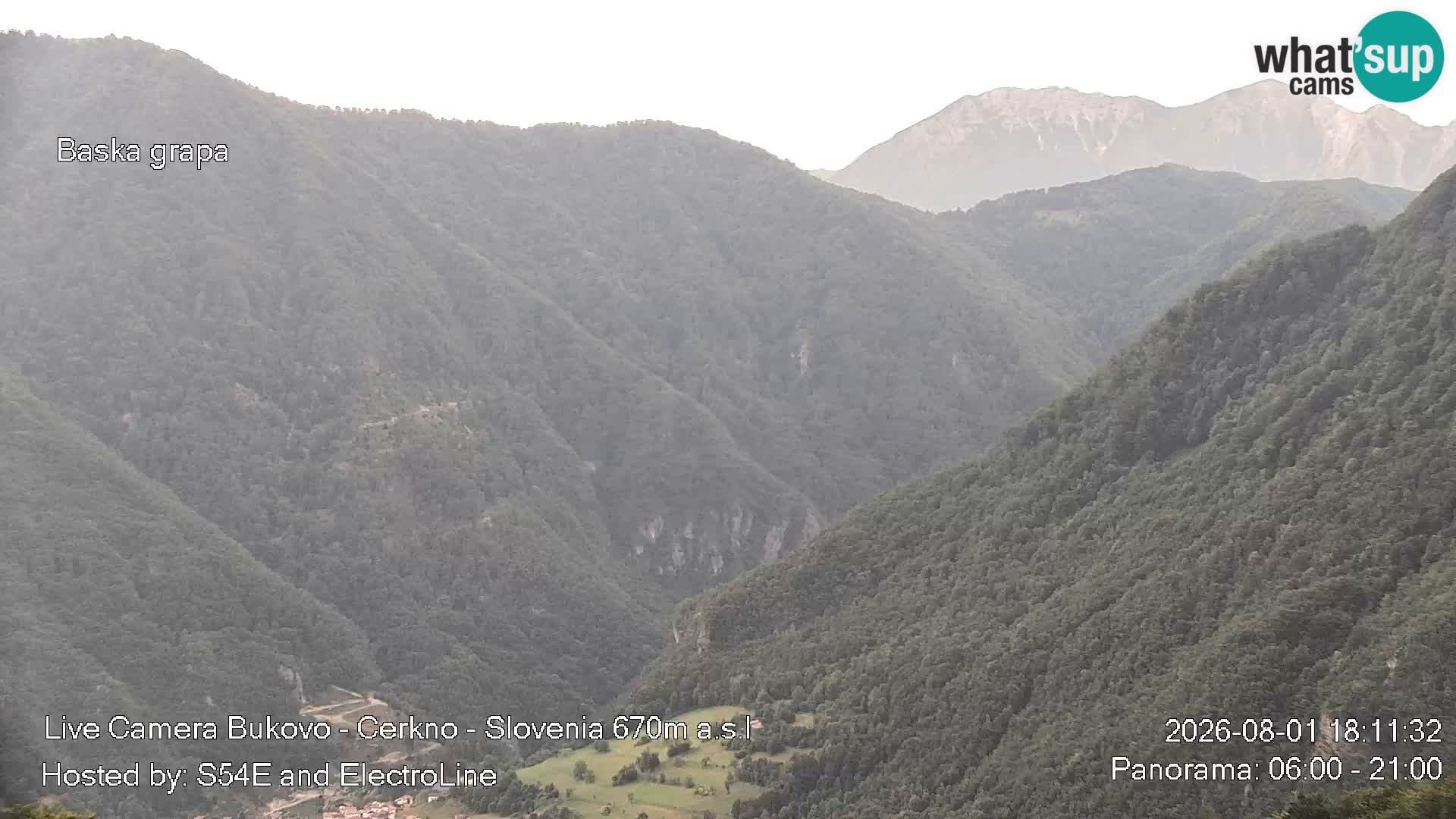 Webcam Bukovo – Baška grapa | Cerkno | Slovenia