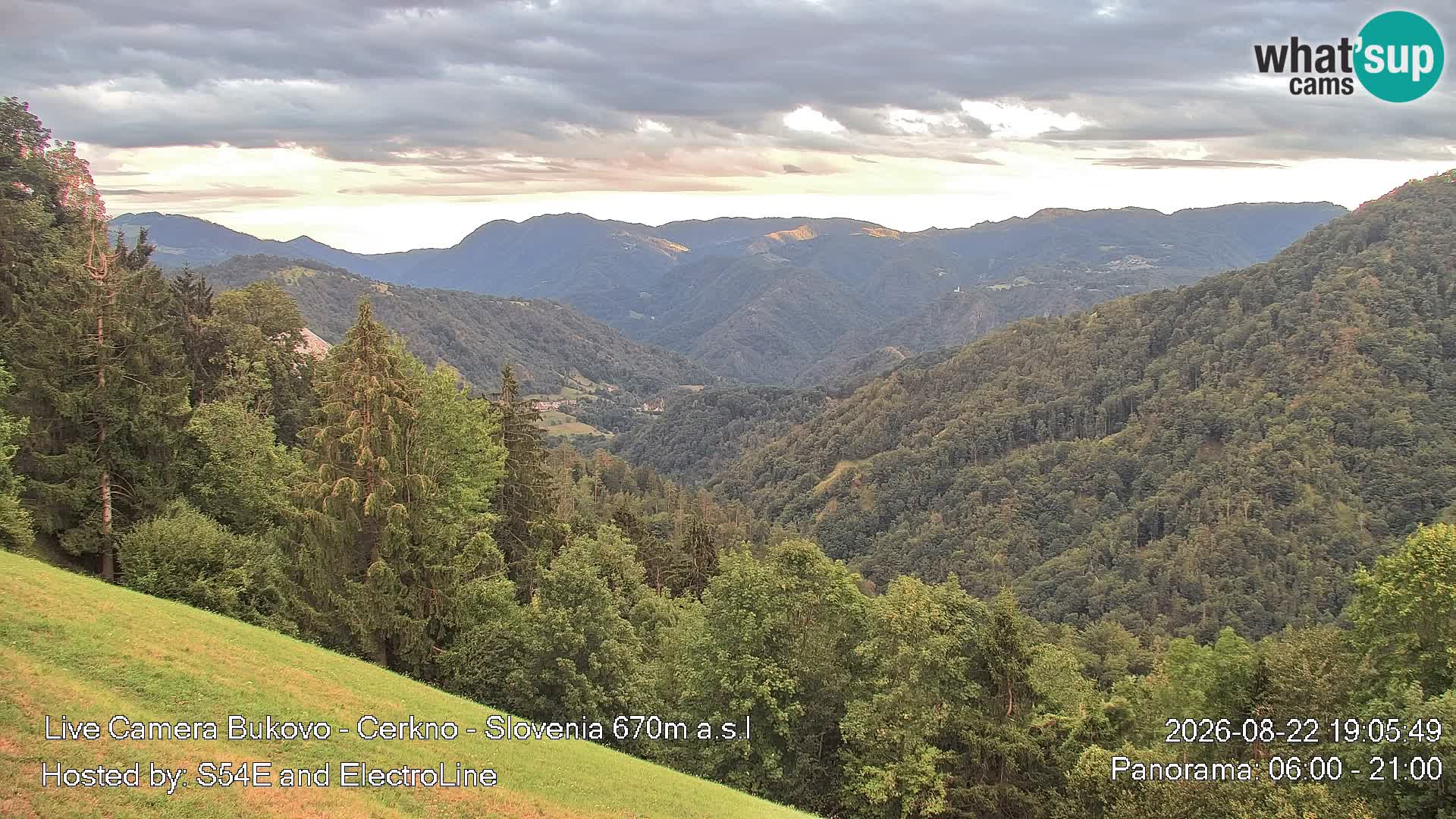 Web kamera Bukovo – Baška grapa | Cerkno | Slovenija
